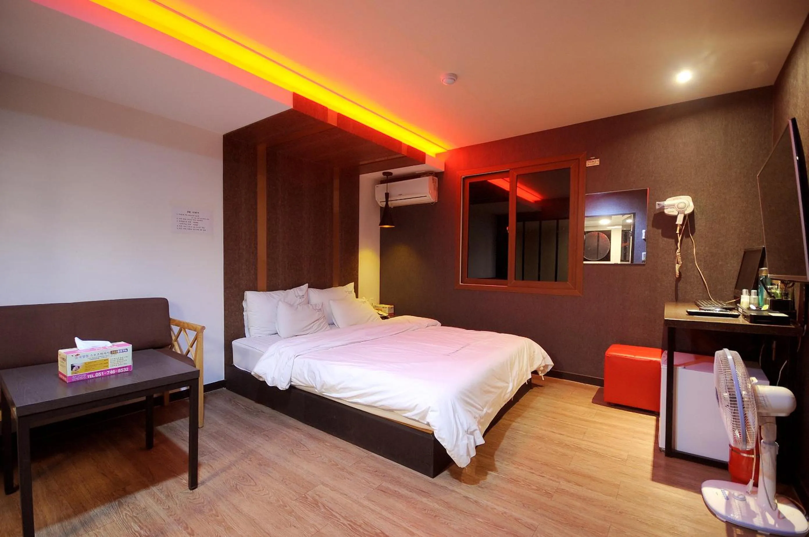 Bed in Vitamin Hotel