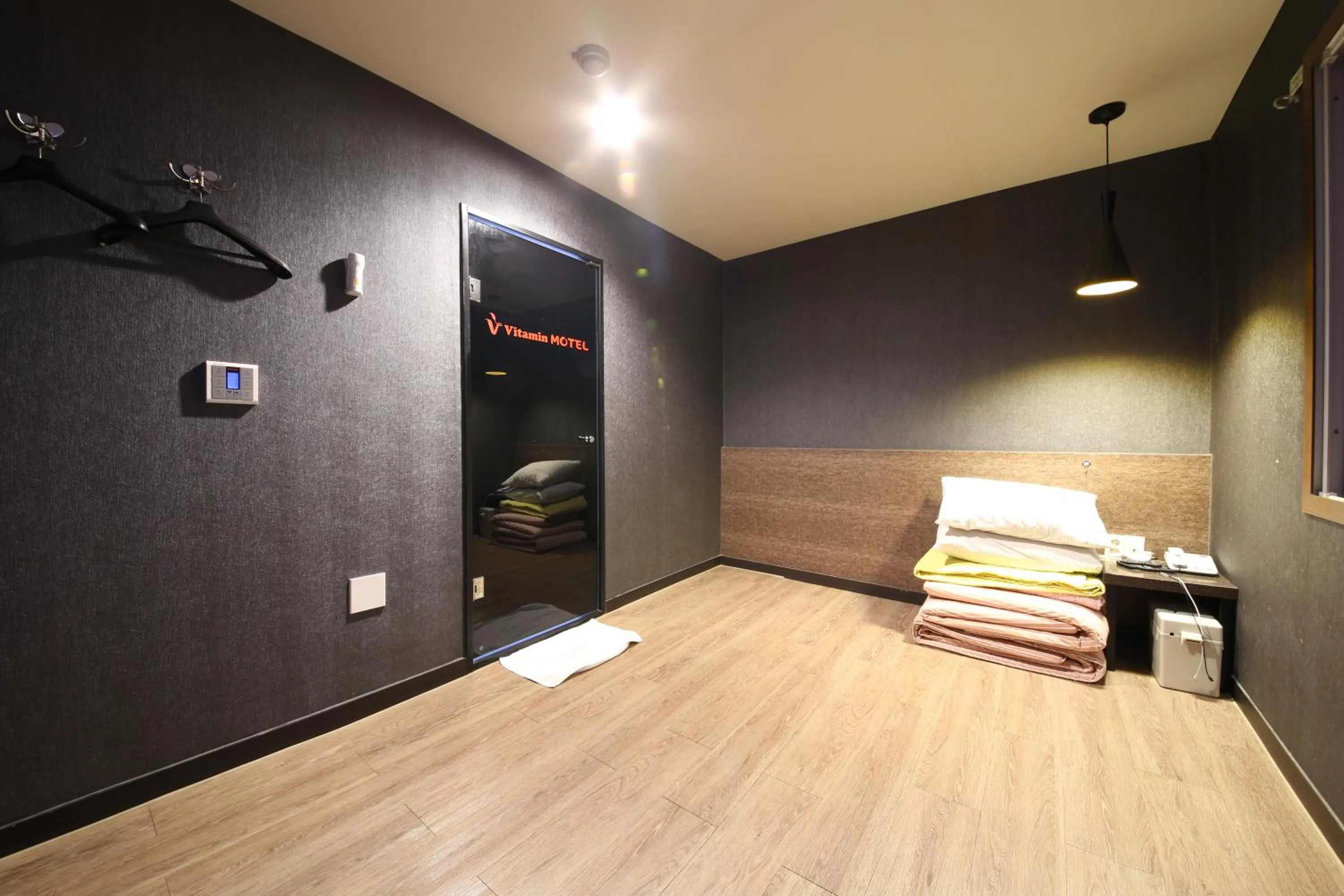 Bed in Vitamin Hotel
