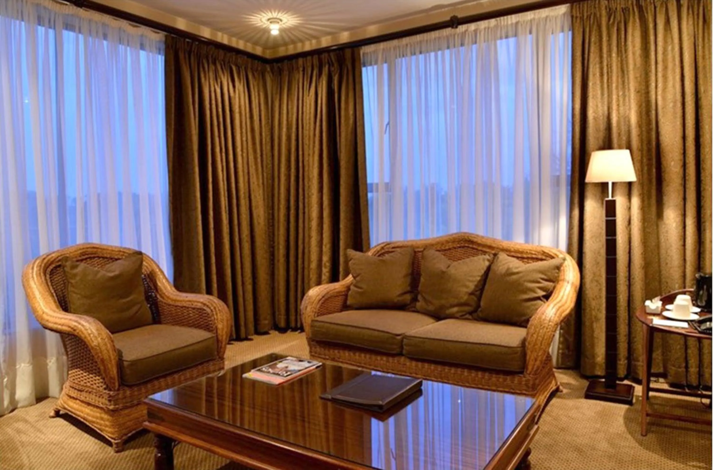 Seating area in Riviera on Vaal Resort