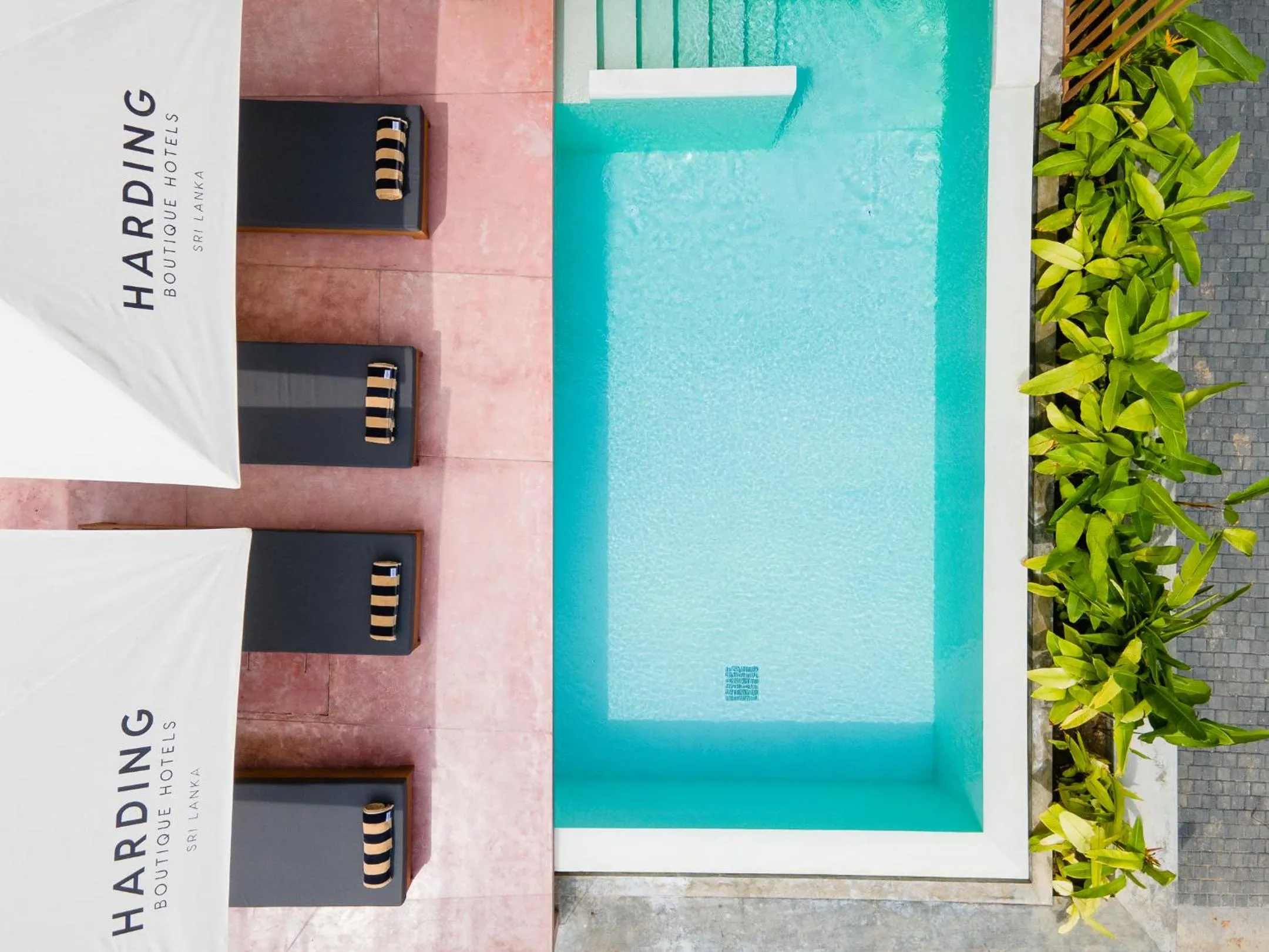 Pool view in Harding Boutique Hotel