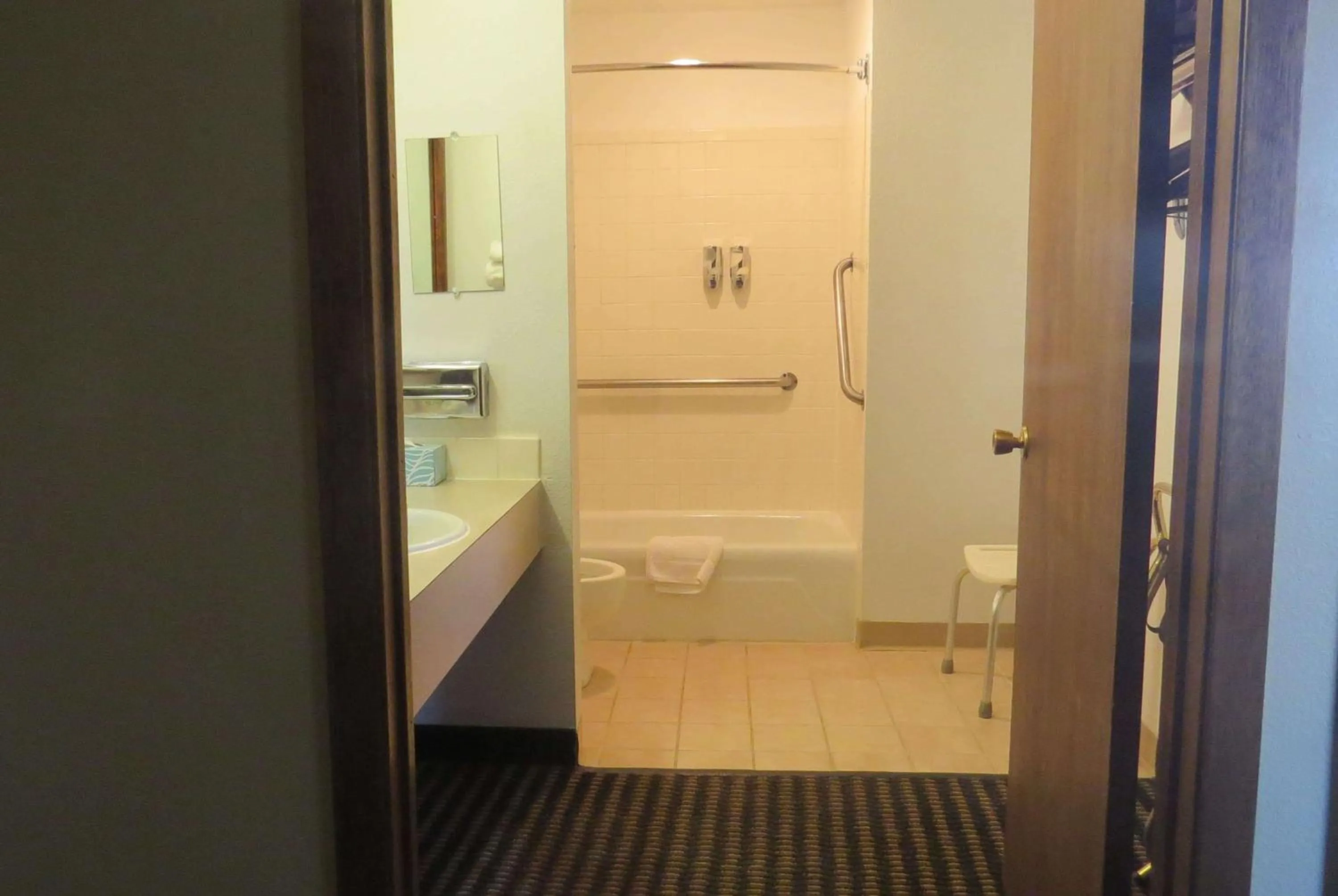 Bathroom in Travelodge by Wyndham Stratton