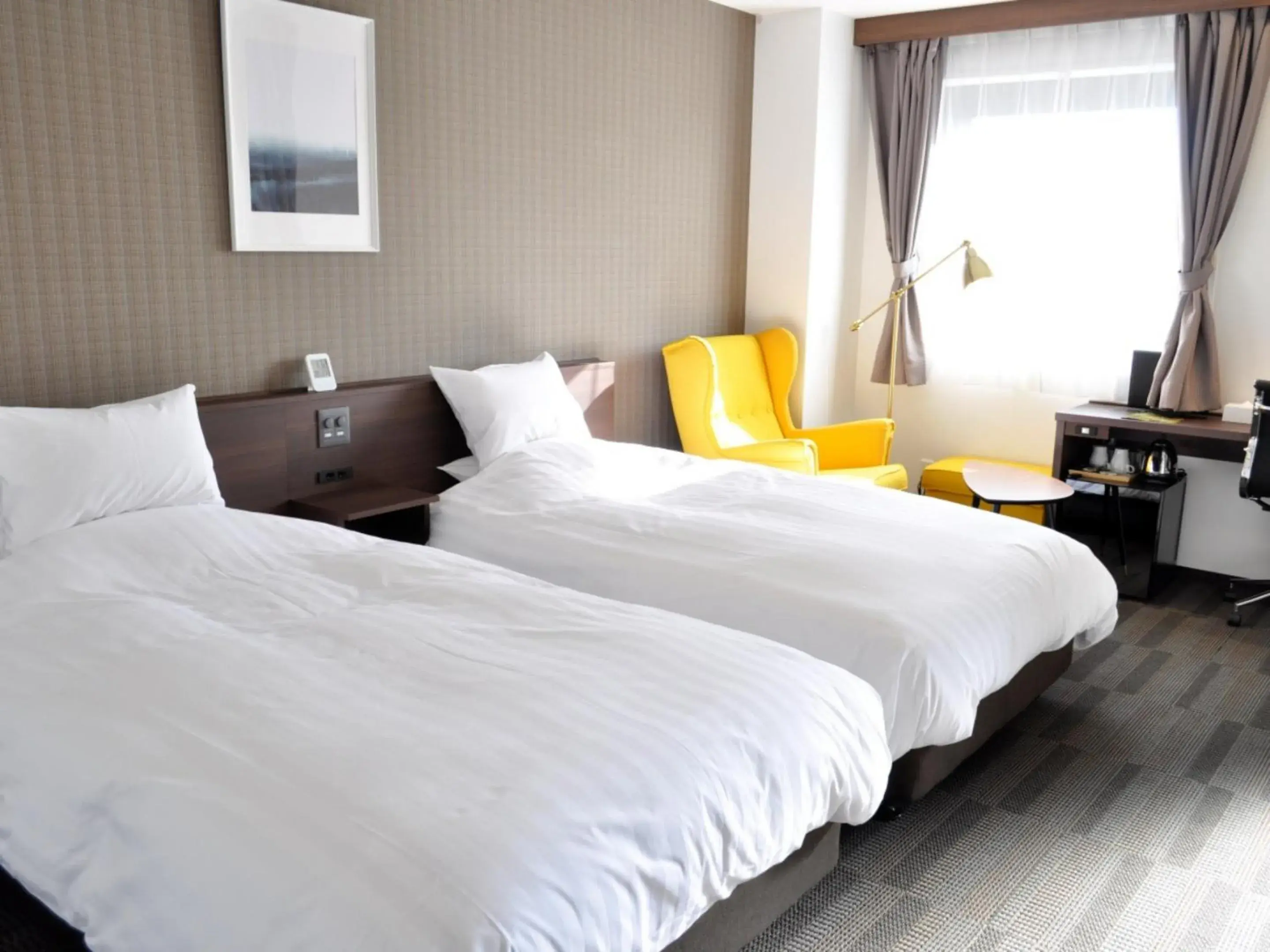 Twin Room - single occupancy - Disability Access in Kurayoshi City Hotel Twin Room - single occupancy - Disability Access in Kurayoshi City Hotel