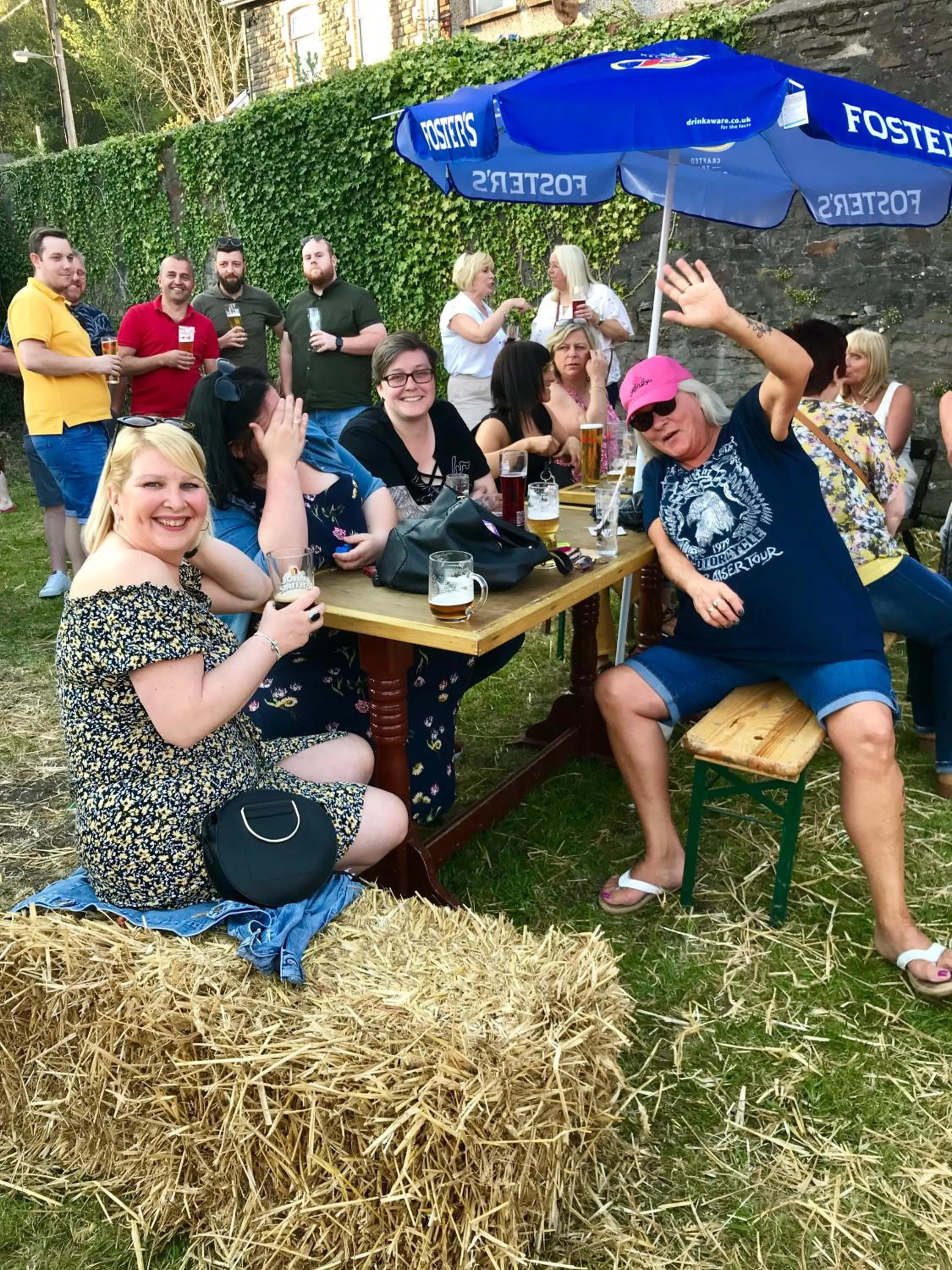 People in The Newbridge Hotel