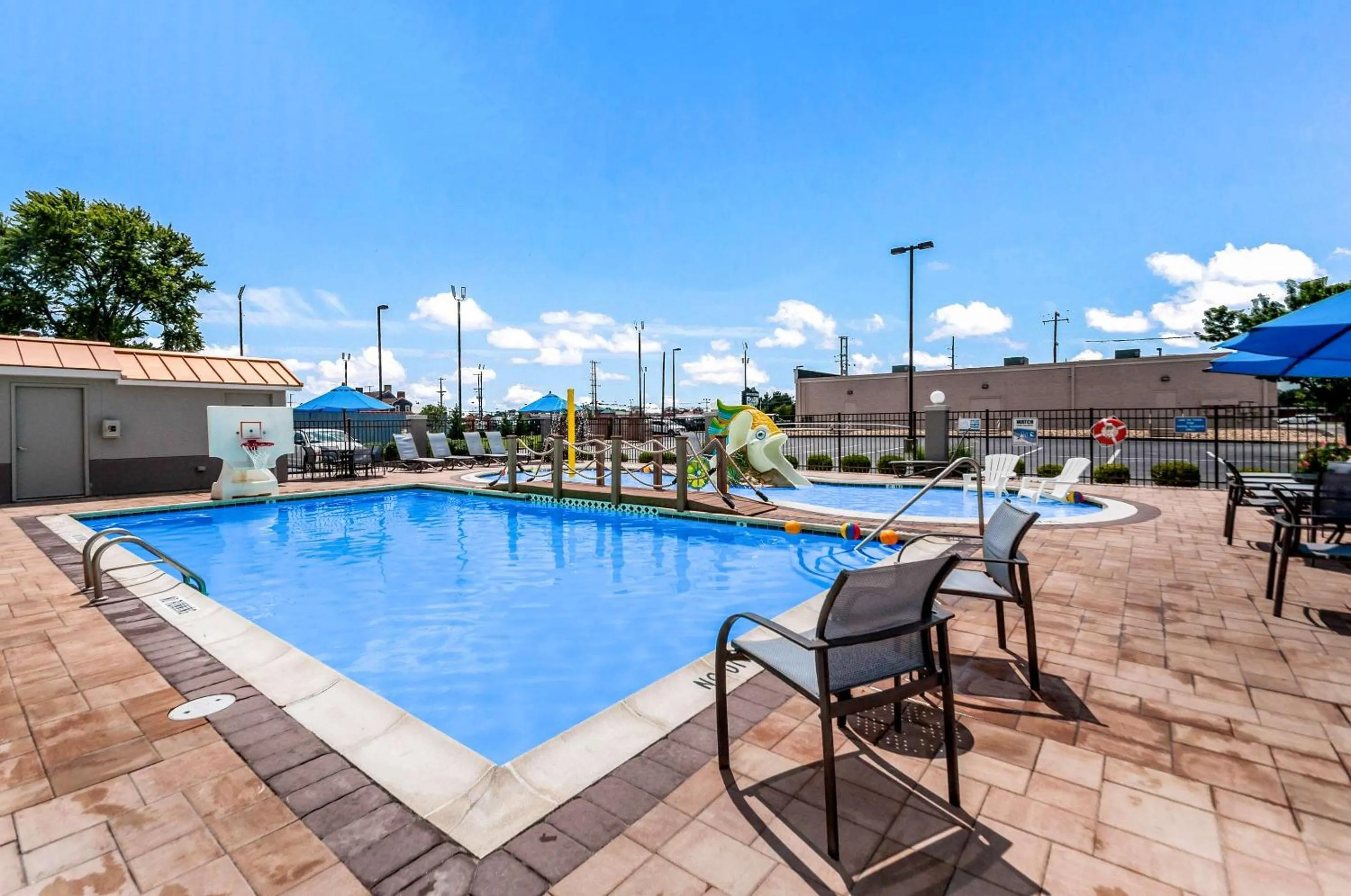Swimming pool in Sleep Inn & Suites Rehoboth Beach