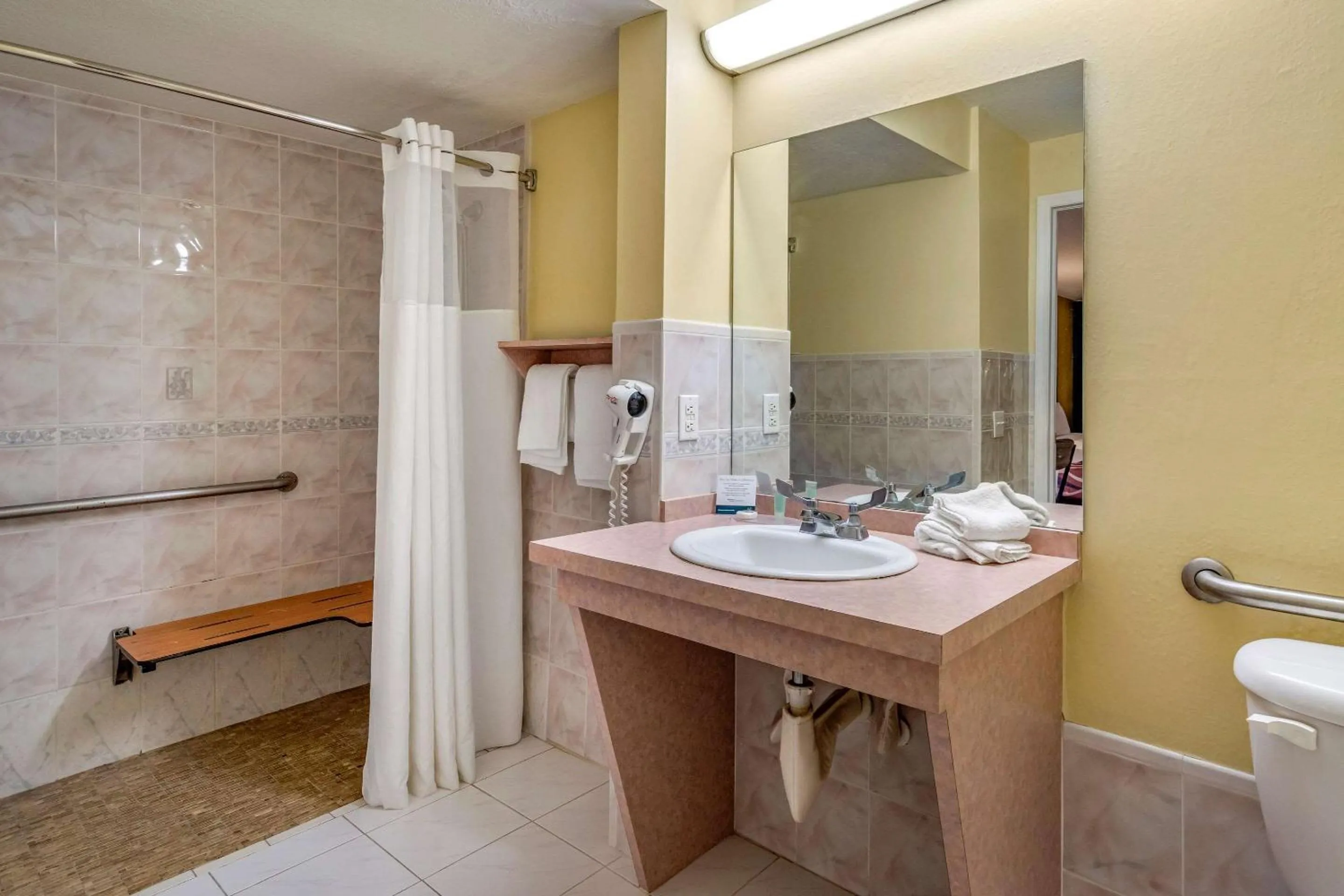 Bathroom in Rodeway Inn Central Clearwater Beach