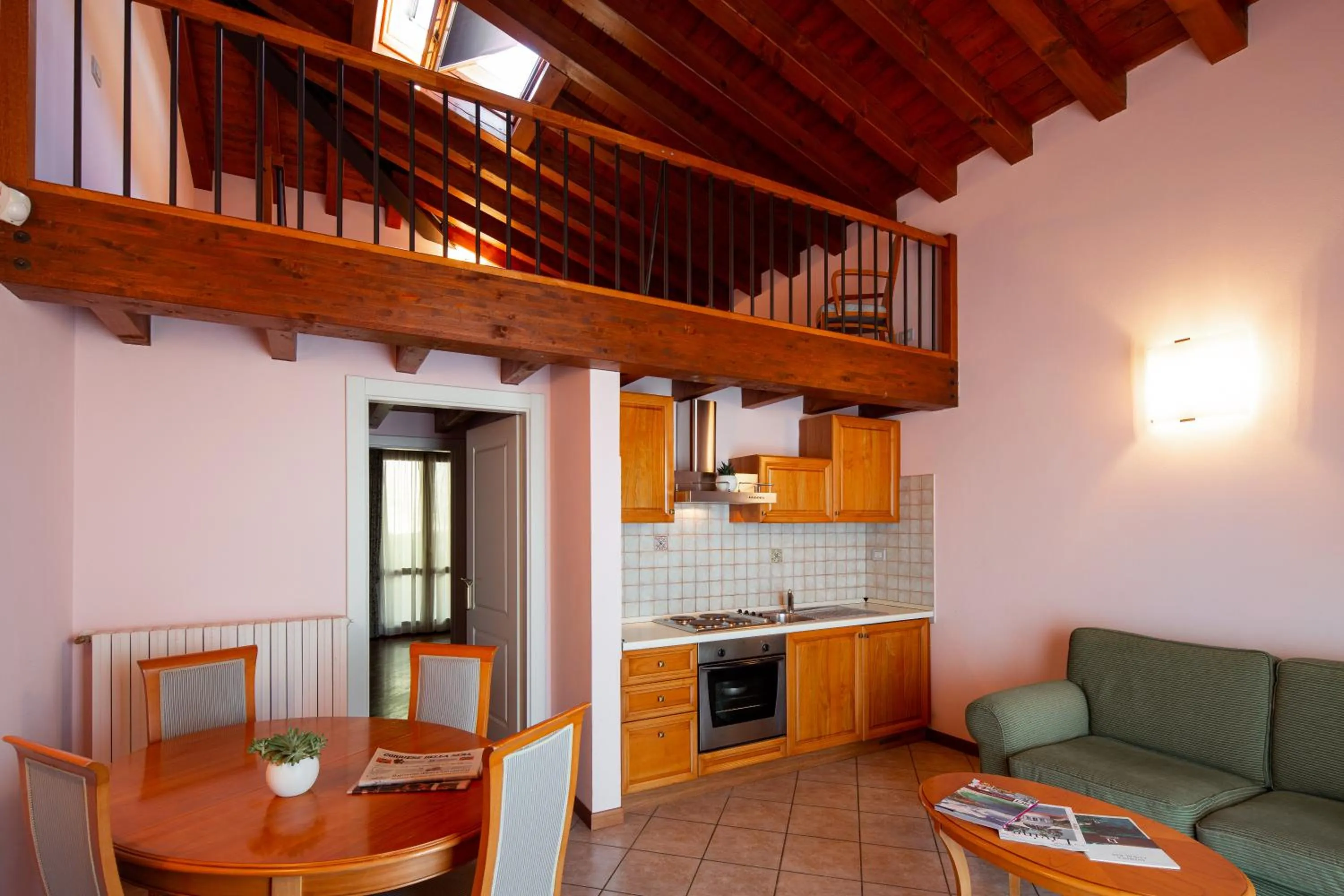 Kitchen or kitchenette in Domina Borgo degli Ulivi - Garda Lake