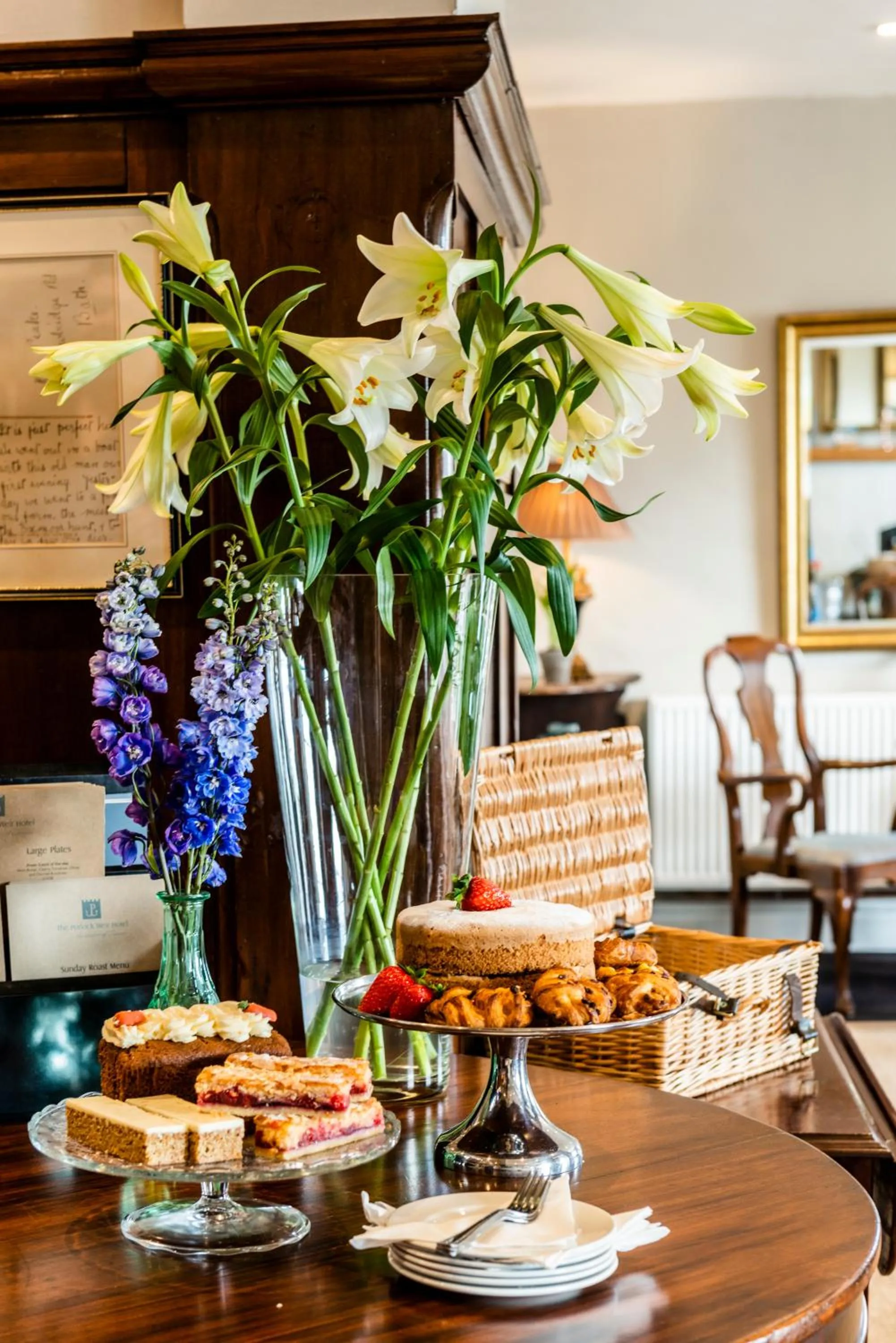Lobby or reception in The Porlock Weir Hotel