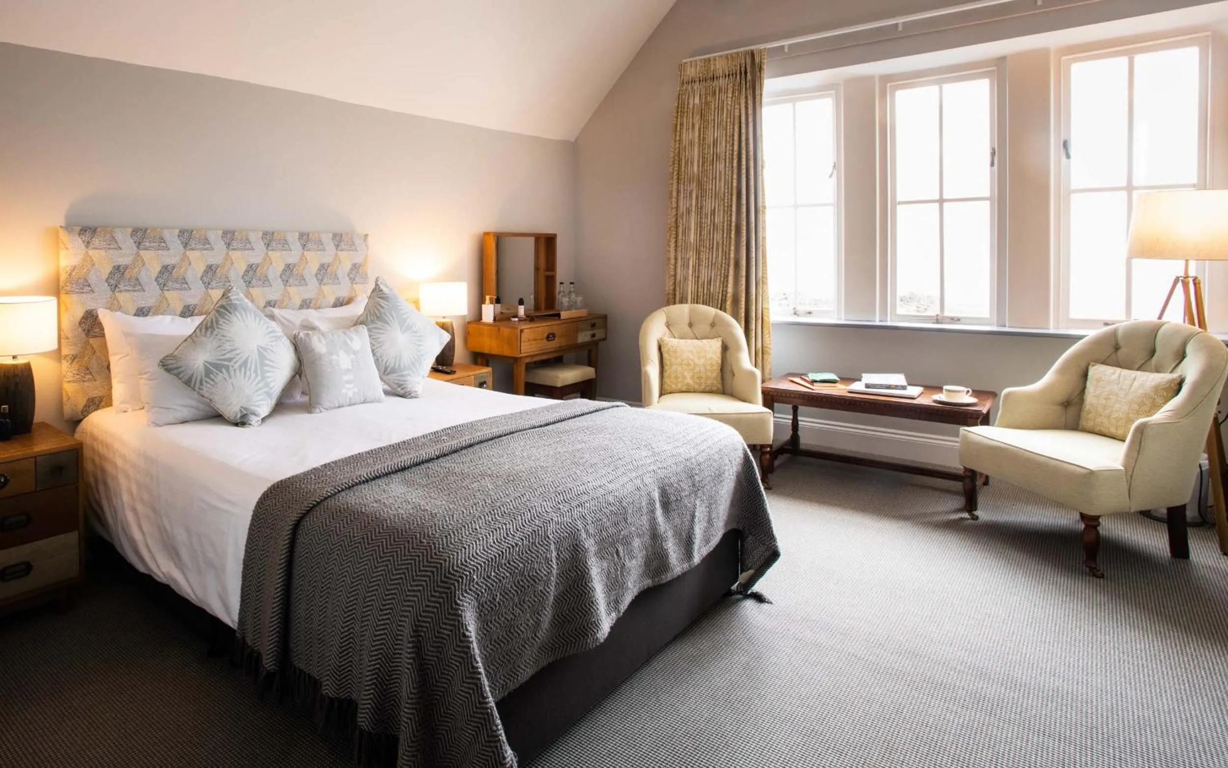 Bedroom, Bed in The Porlock Weir Hotel