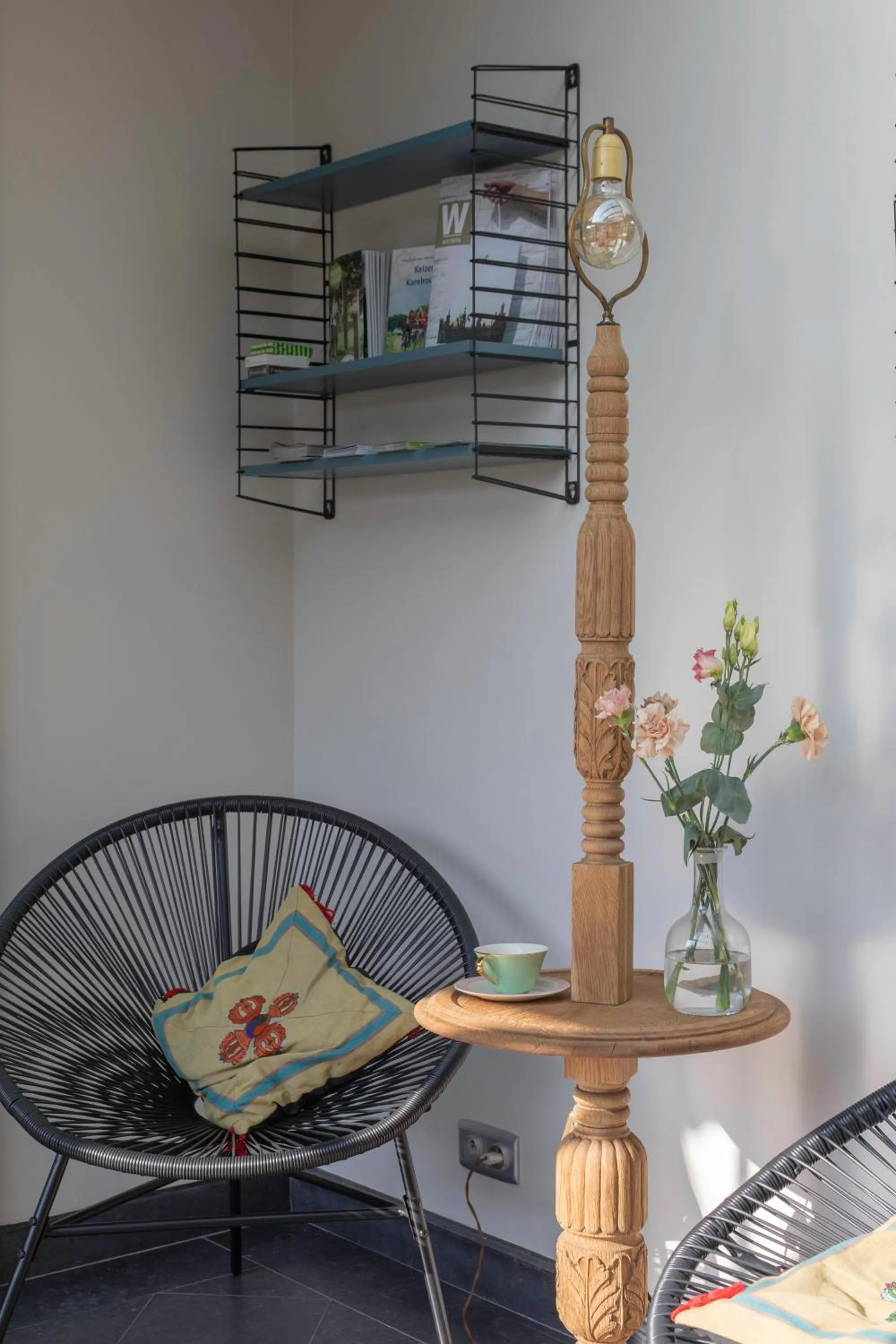 Seating area in Beeltjens B&B: Wolf&Belle