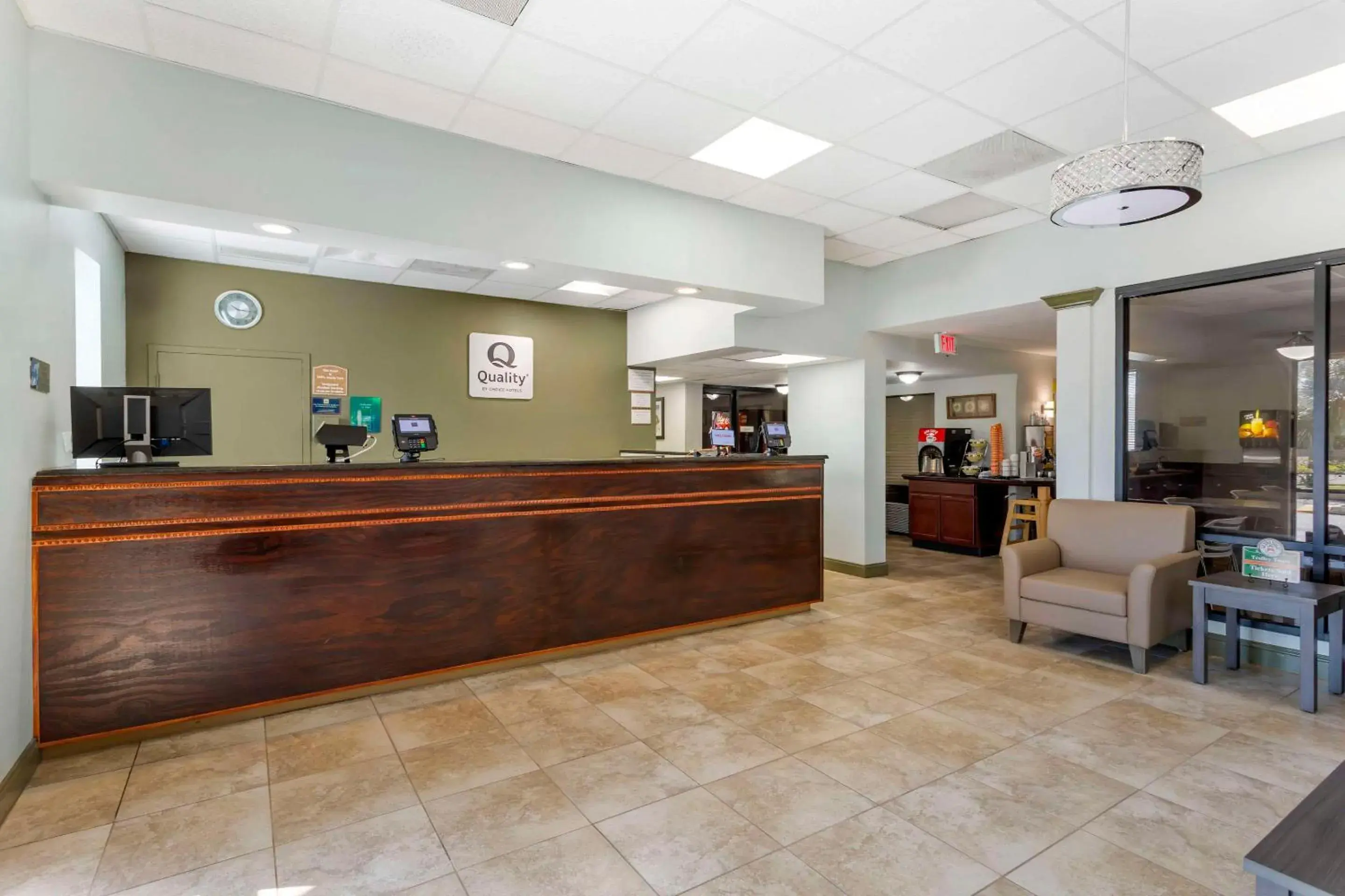 Lobby or reception in Quality Inn & Suites St Augustine Beach Area Lobby or reception in Quality Inn & Suites St Augustine Beach Area
