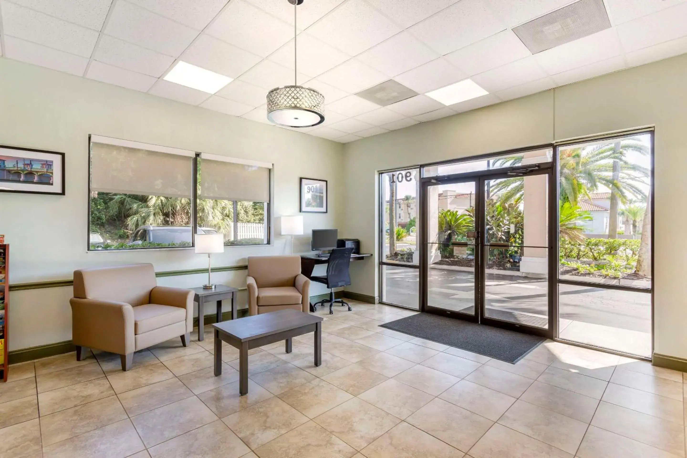 Lobby or reception in Quality Inn & Suites St Augustine Beach Area Lobby or reception in Quality Inn & Suites St Augustine Beach Area