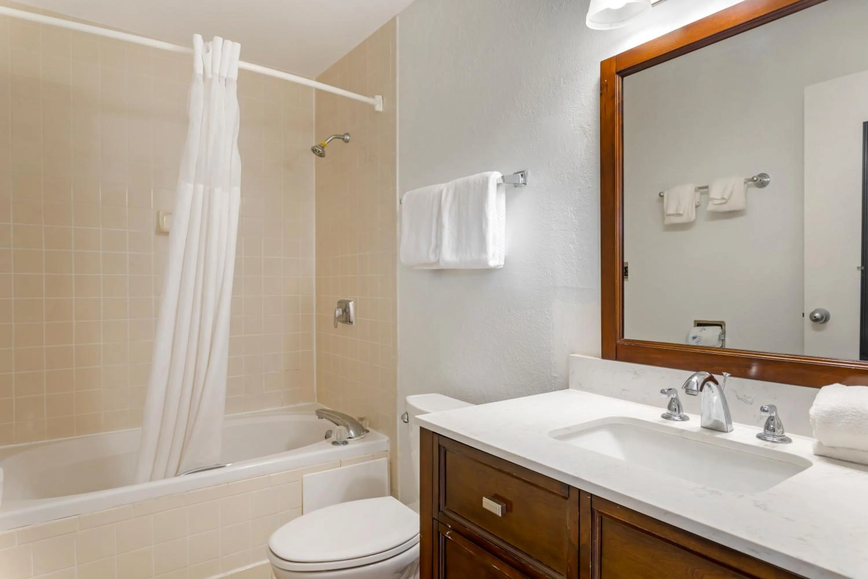 Bathroom in Quality Inn & Suites St Augustine Beach Area