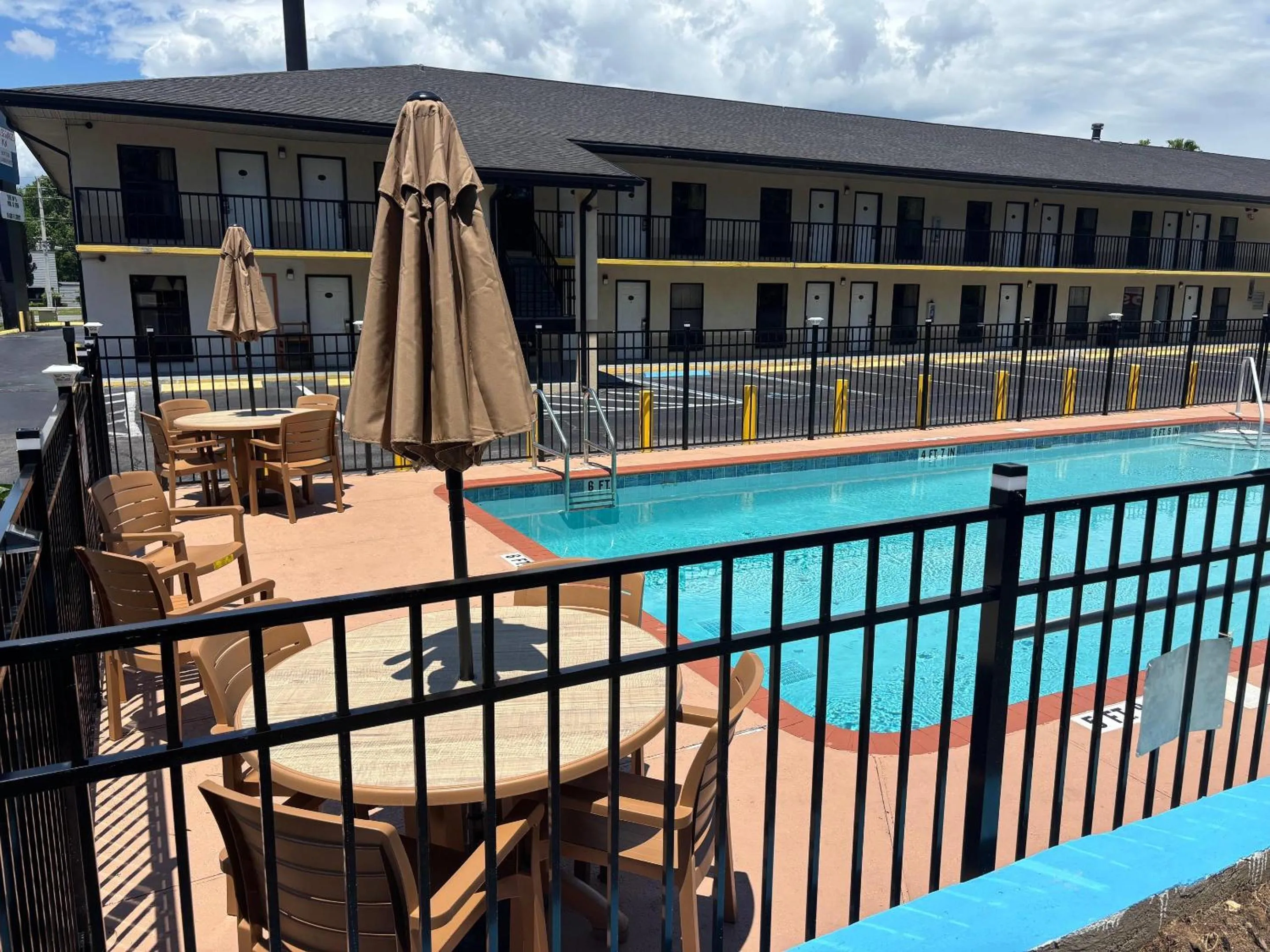 Swimming pool in Alachua Inn