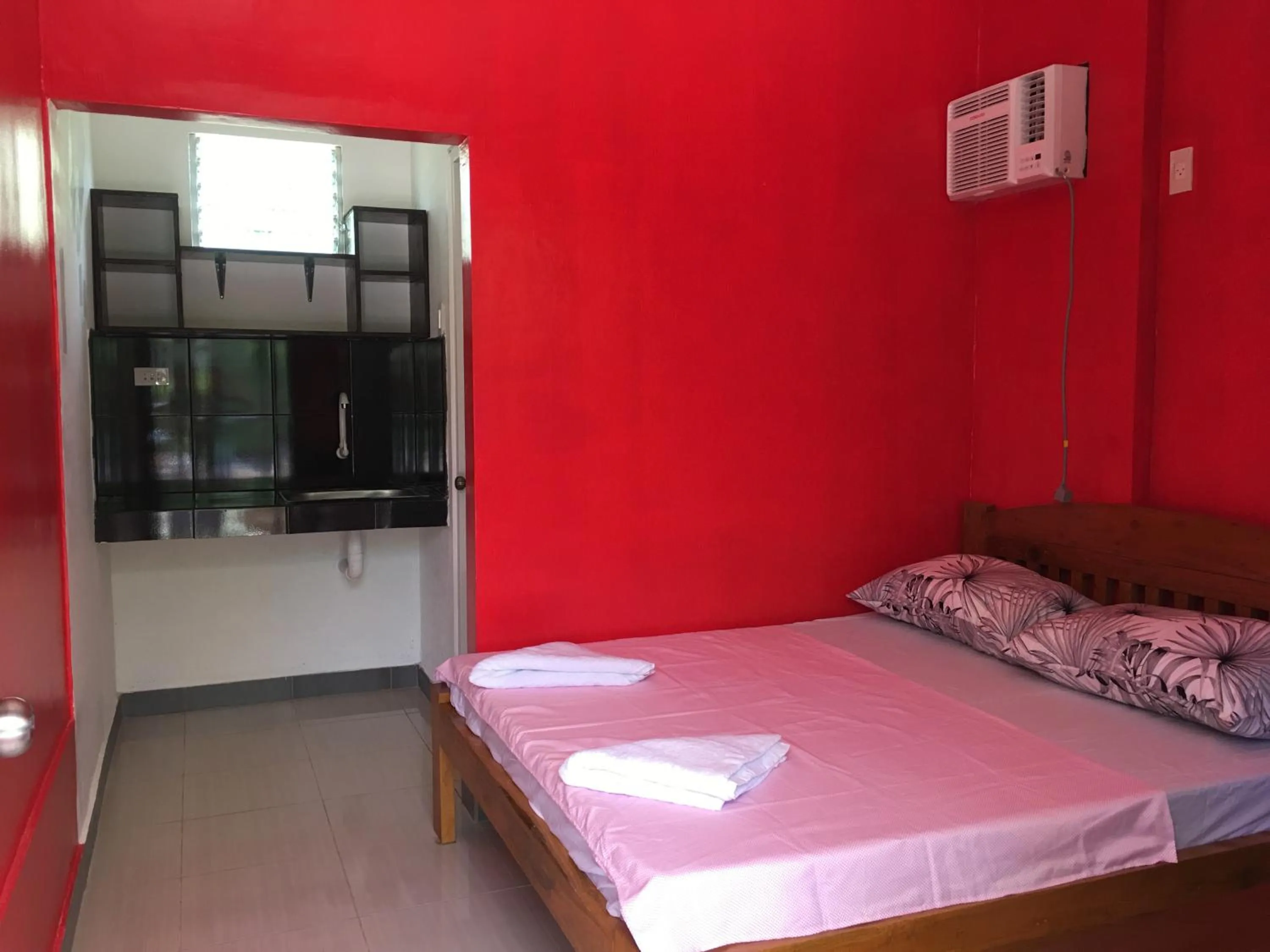 Bed in Panglao Rainbow Inn