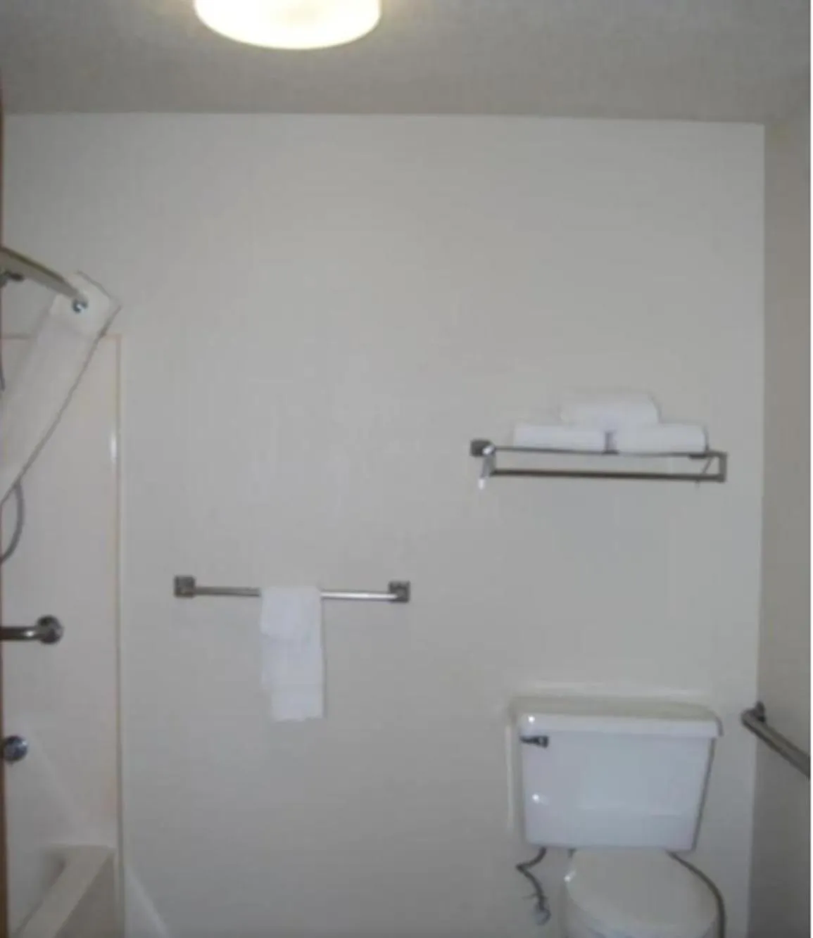 Shower in Days Inn by Wyndham Eglin AFB