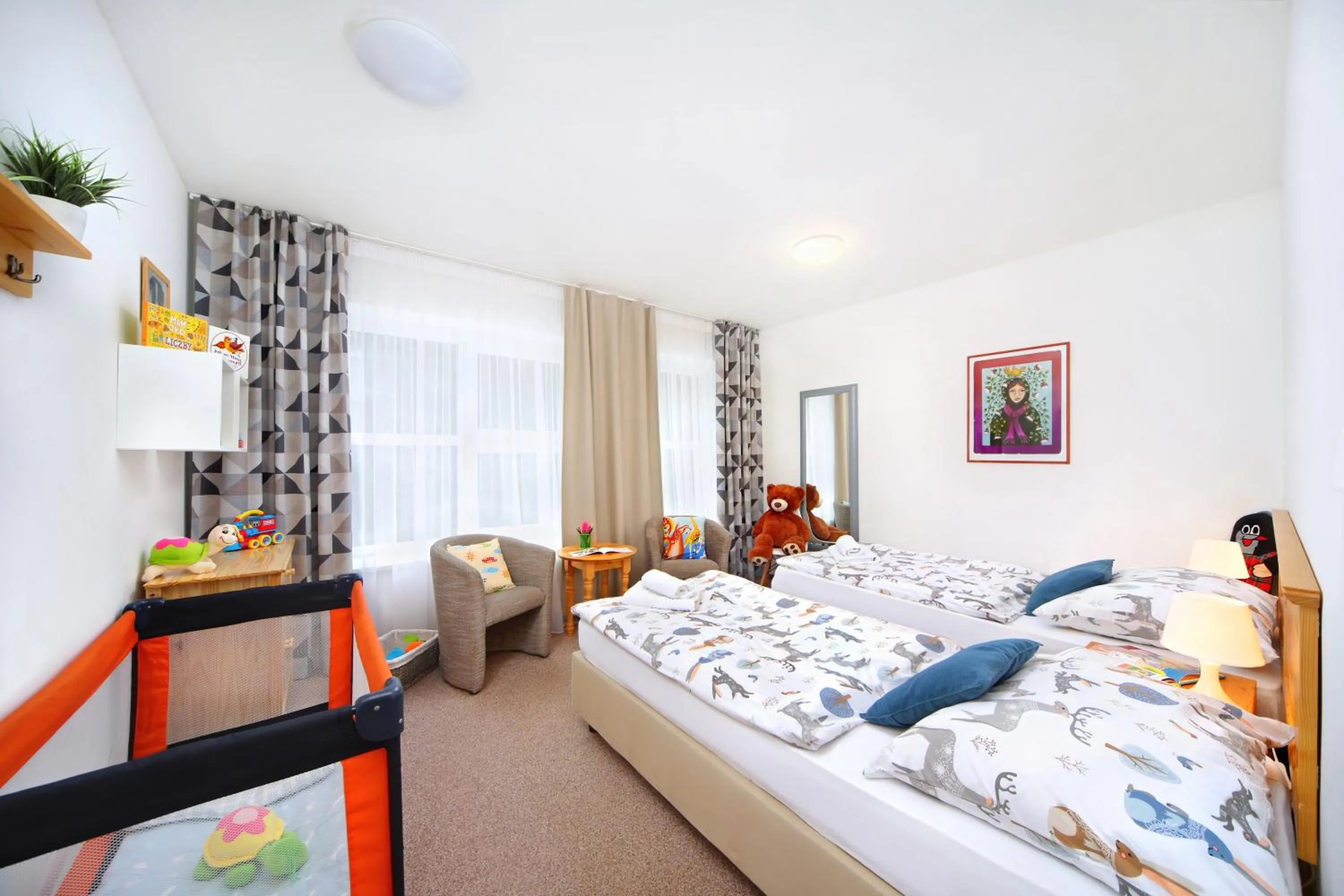 Bedroom, Bed in Hotel Lenka