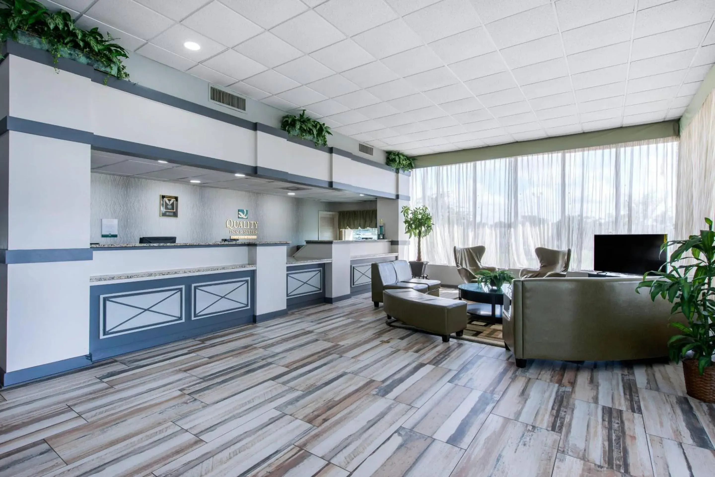 Lobby or reception in Quality Inn & Suites Brooksville I-75-Dade City Lobby or reception in Quality Inn & Suites Brooksville I-75-Dade City