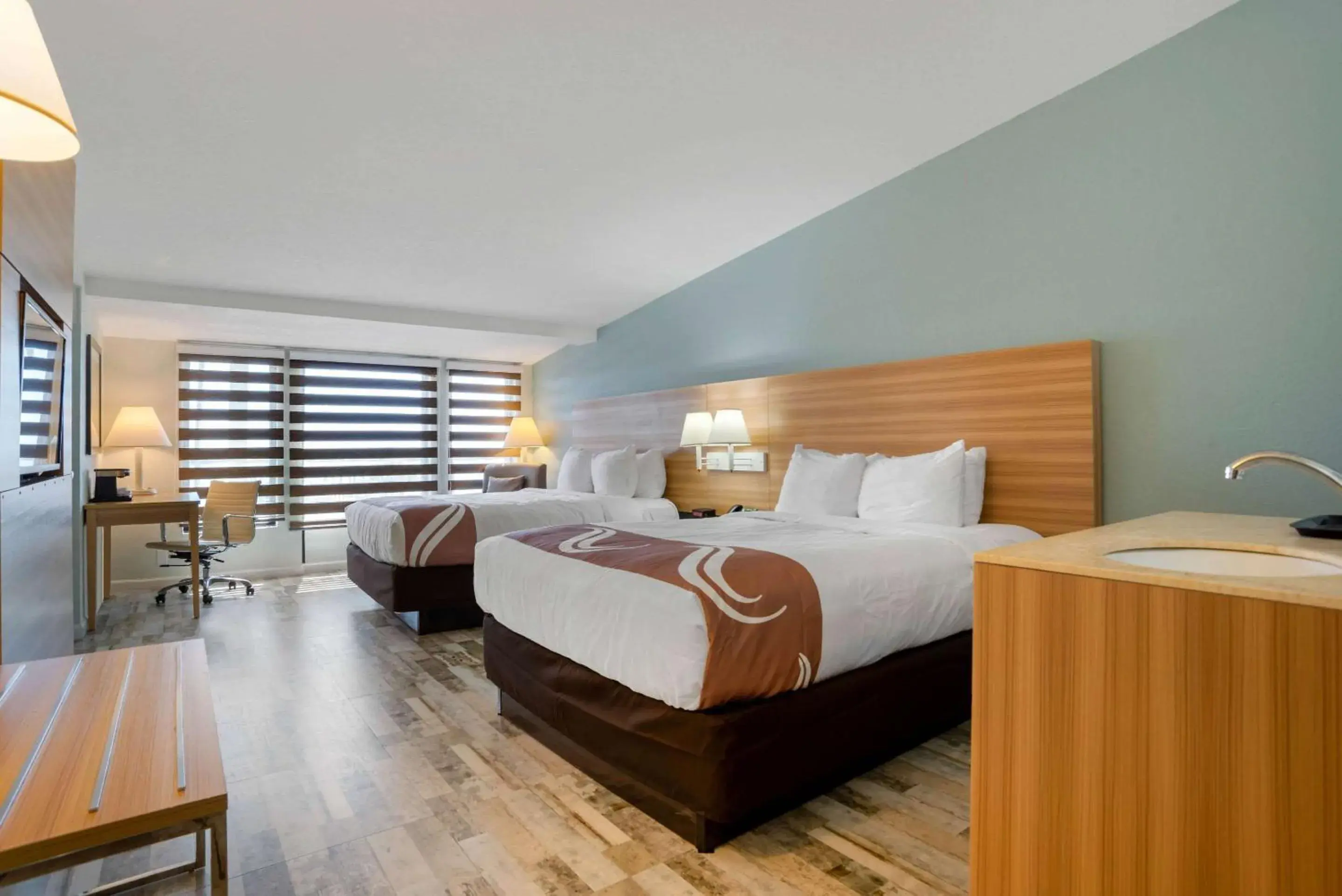 Queen Room with Two Queen Beds and Bay View - Accessible/Non-Smoking in Quality Inn Fort Walton Beach - Destin West Queen Room with Two Queen Beds and Bay View - Accessible/Non-Smoking in Quality Inn Fort Walton Beach - Destin West