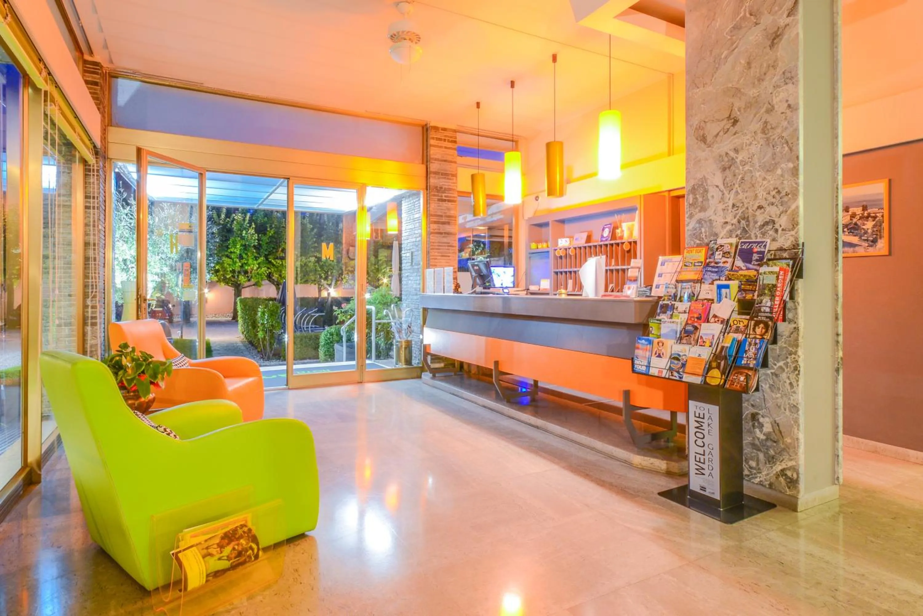 Lobby or reception in Hotel Miramar