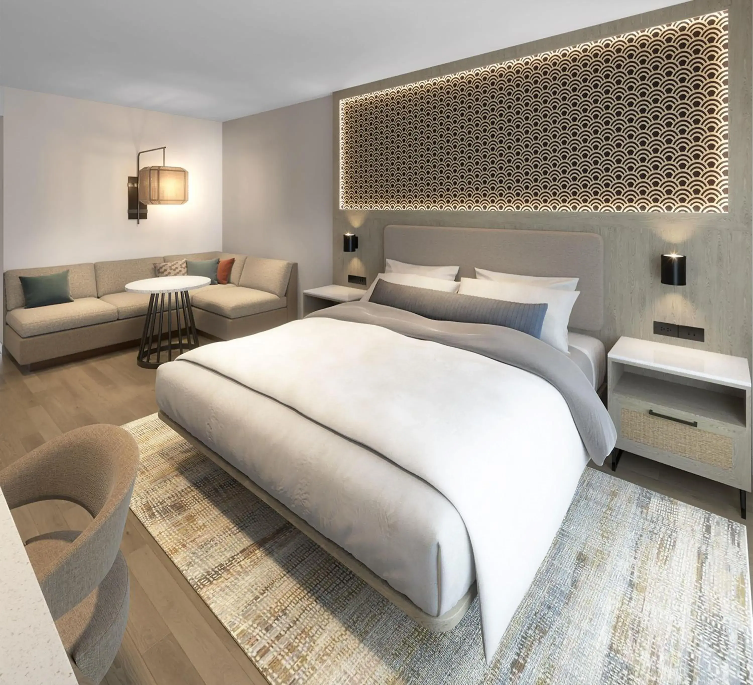 Living room, Bed in Castillo Real St Augustine Beach,Tapestry Collection Hilton Living room, Bed in Castillo Real St Augustine Beach,Tapestry Collection Hilton