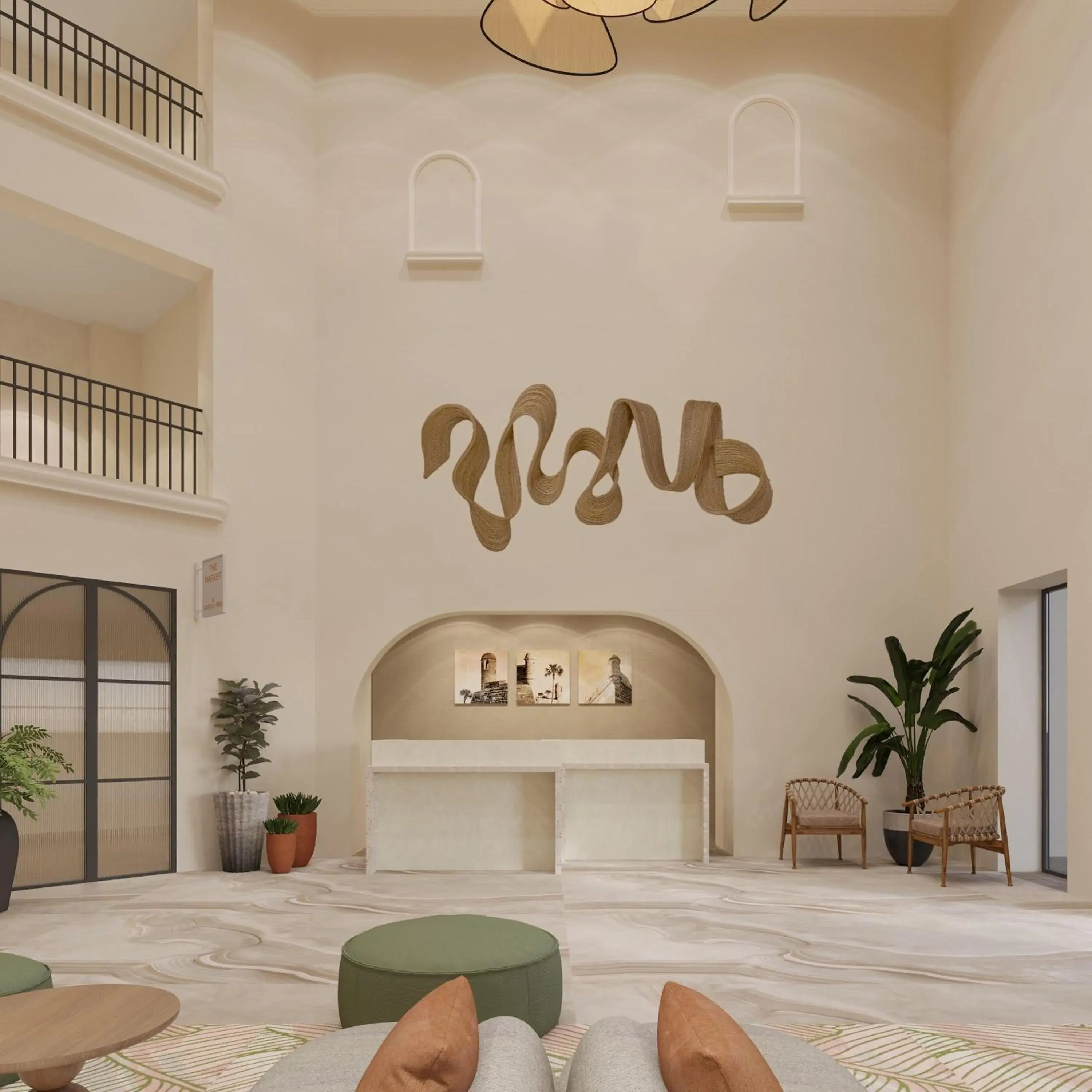 Lobby or reception in Castillo Real St Augustine Beach,Tapestry Collection Hilton Lobby or reception in Castillo Real St Augustine Beach,Tapestry Collection Hilton