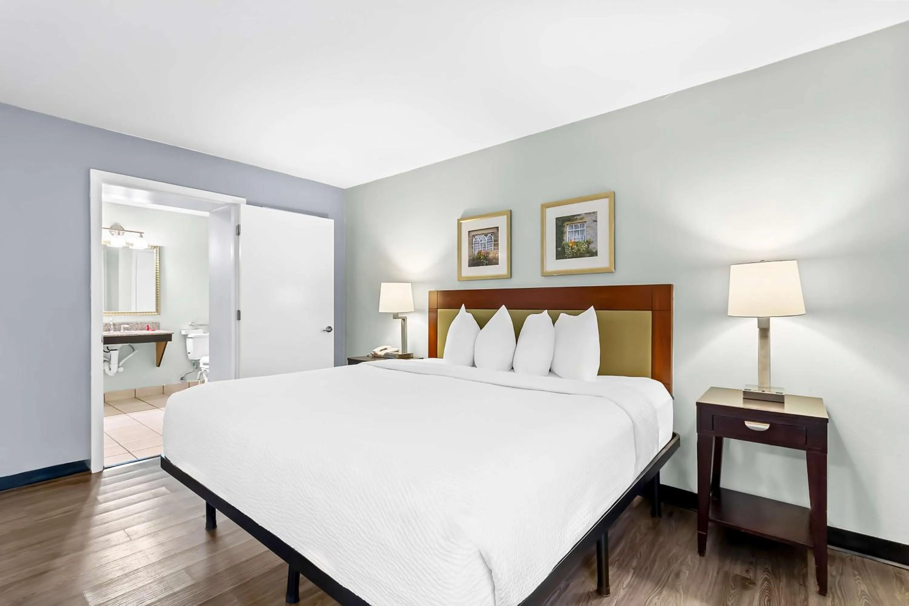 Bedroom, Bed in SureStay Studio by Best Western Pensacola