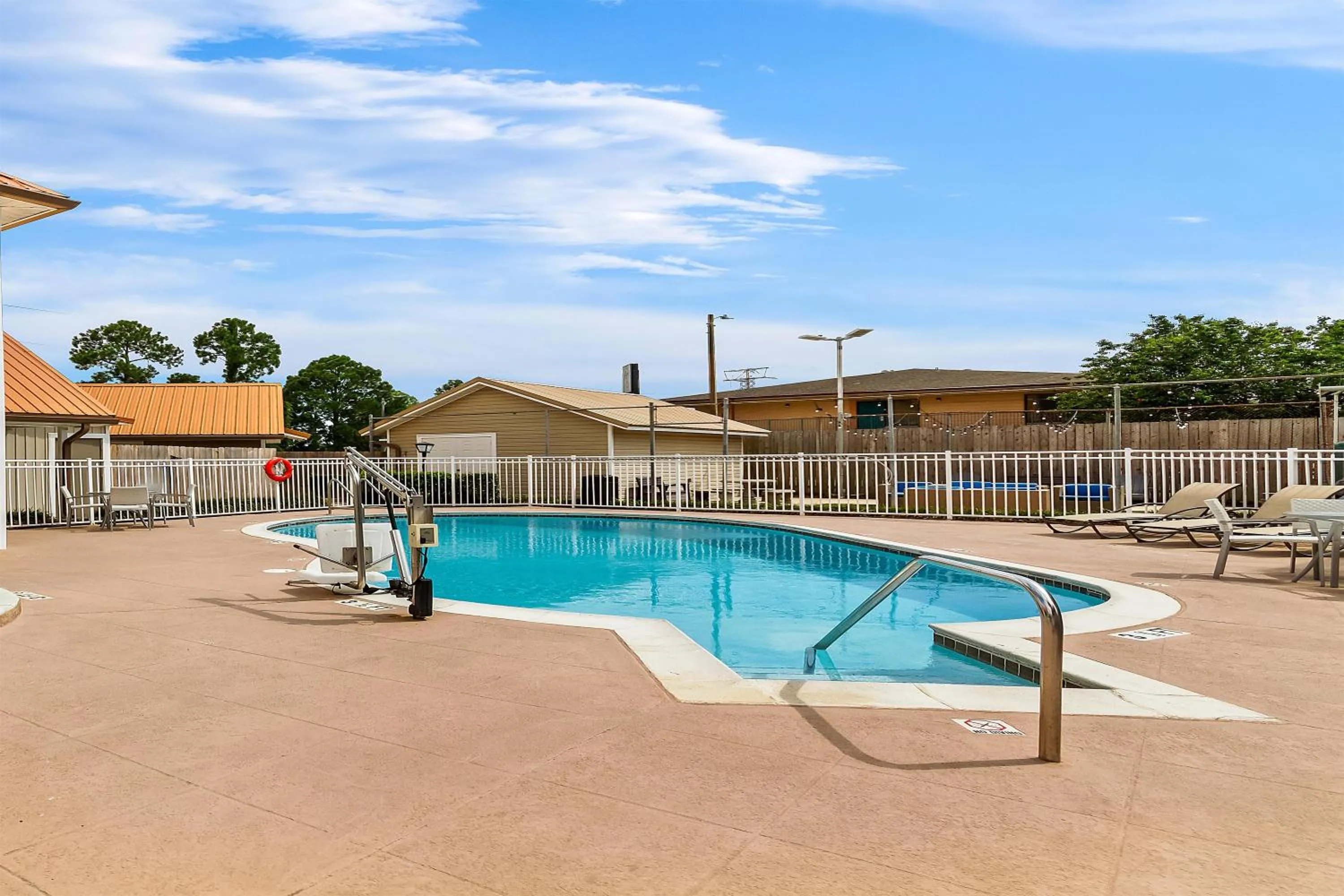 Pool view in SureStay Studio by Best Western Pensacola
