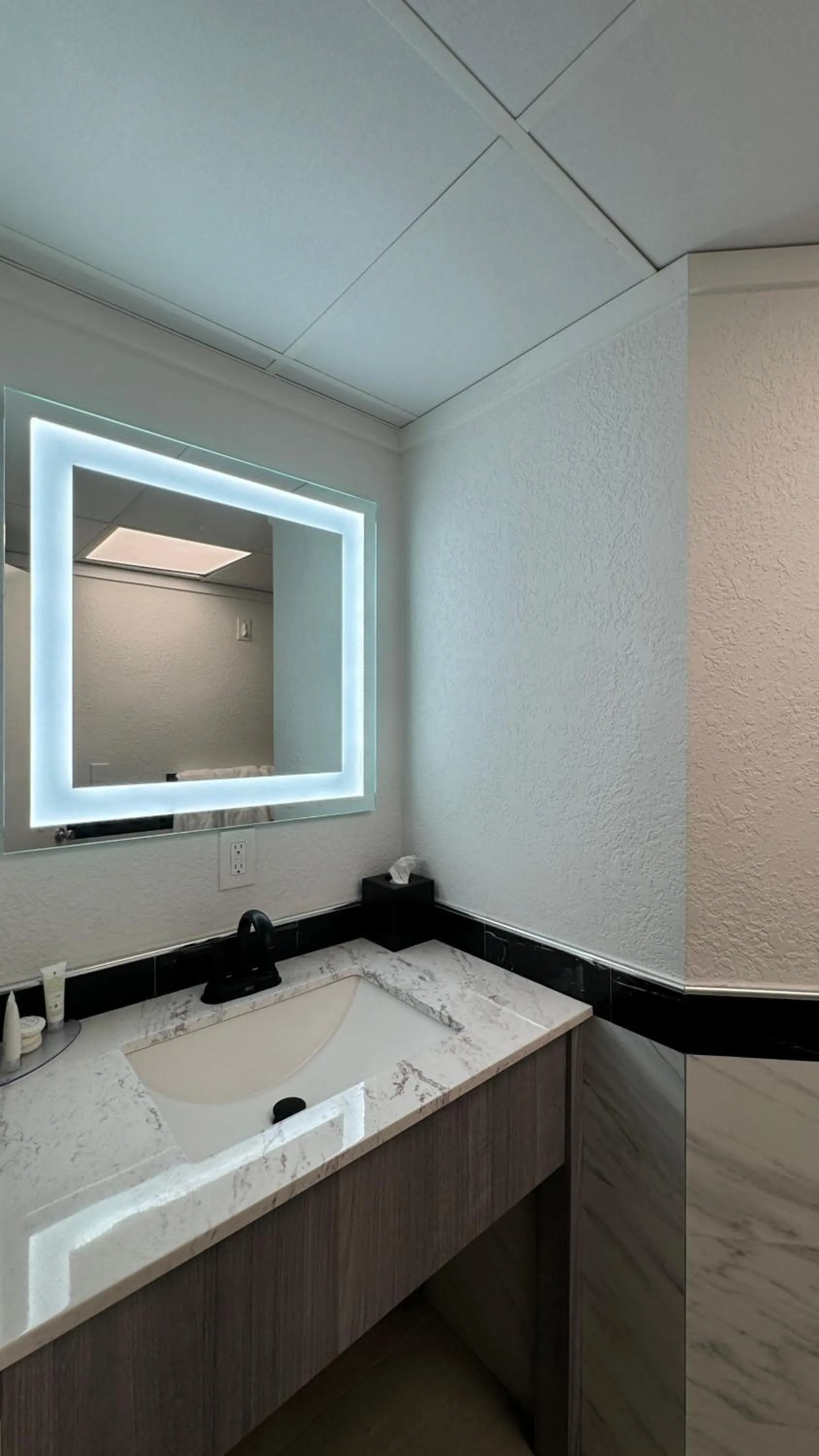 Bathroom in Clarion Pointe Tampa-Brandon Near Fairgrounds and Casino