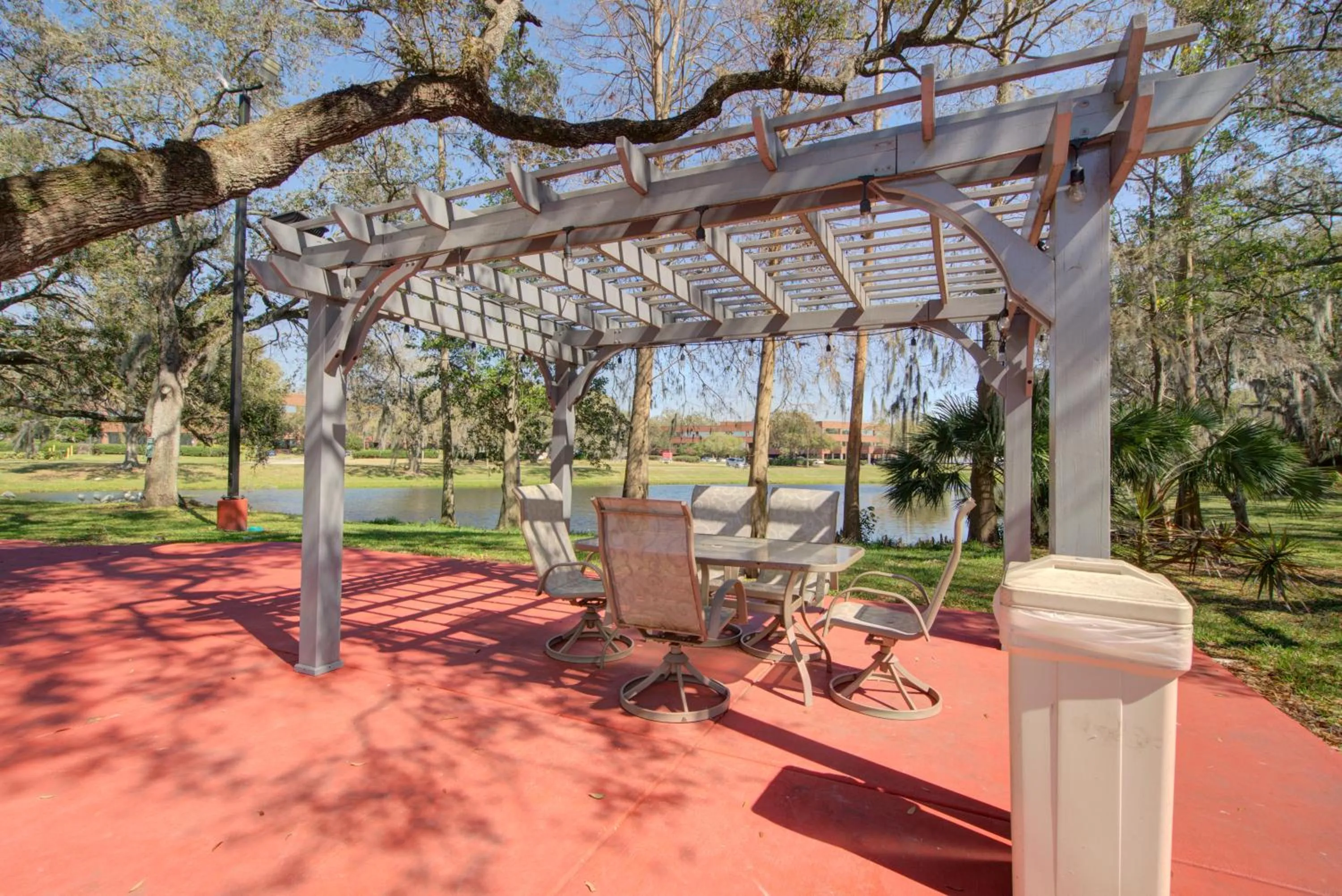 Lake view in Clarion Pointe Tampa-Brandon Near Fairgrounds and Casino