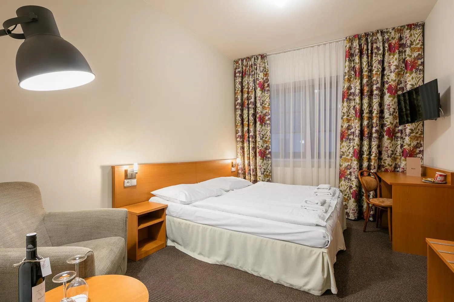 Bed in Wine Wellness Hotel Amande Hustopeče