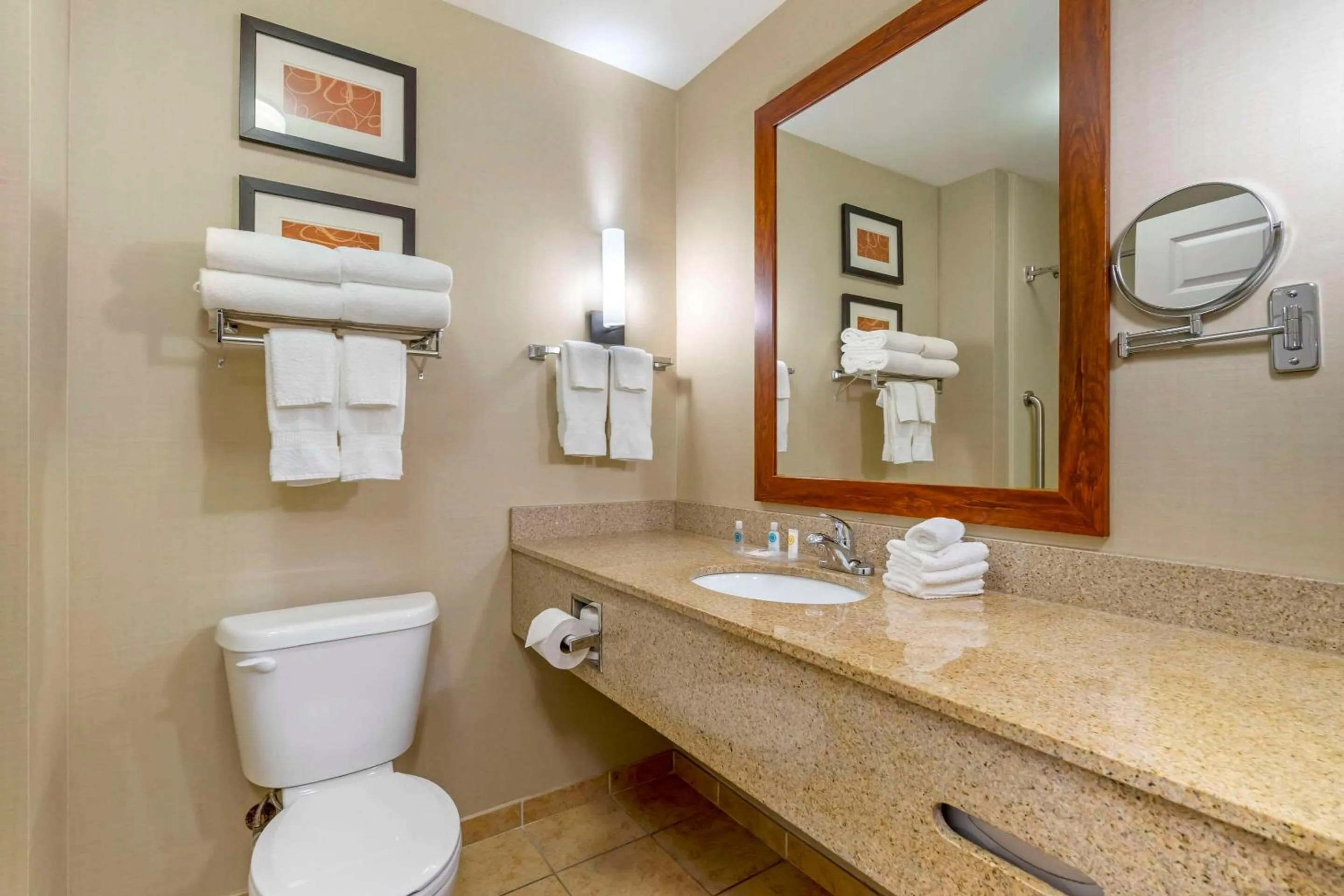 Bathroom in Comfort Suites Sarasota-Siesta Key