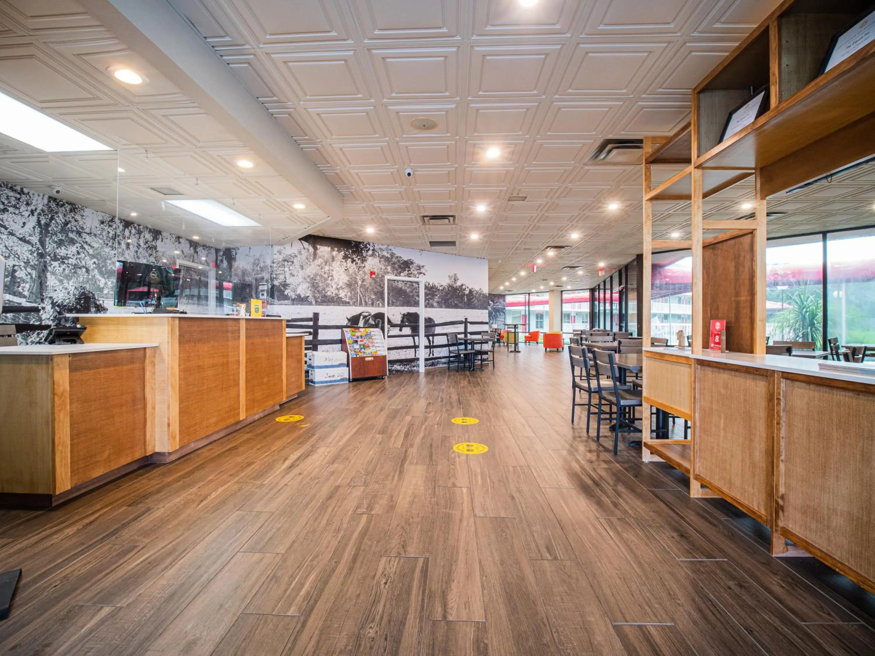 Lobby or reception in Equus Inn I75