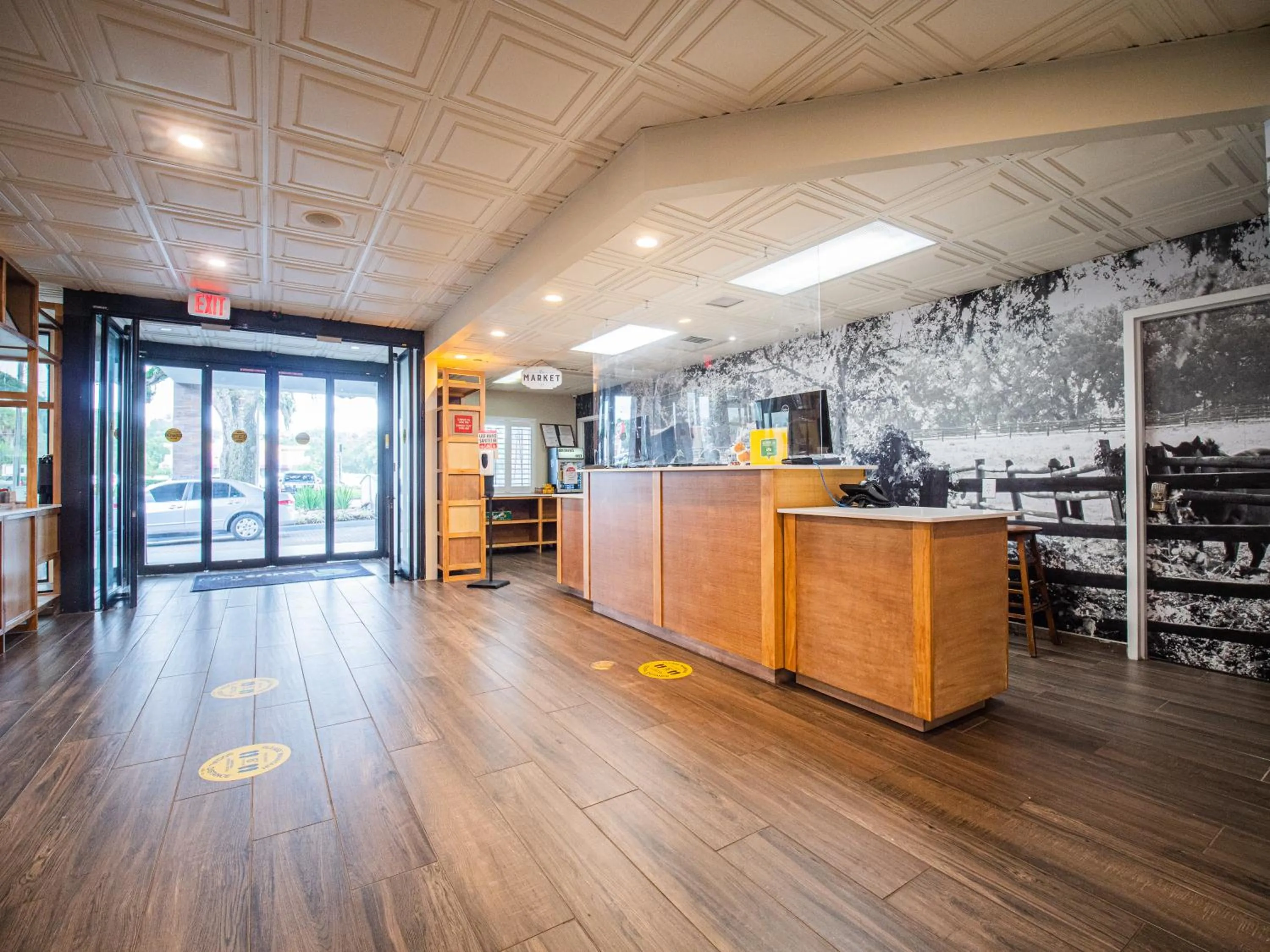 Lobby or reception in Equus Inn I75