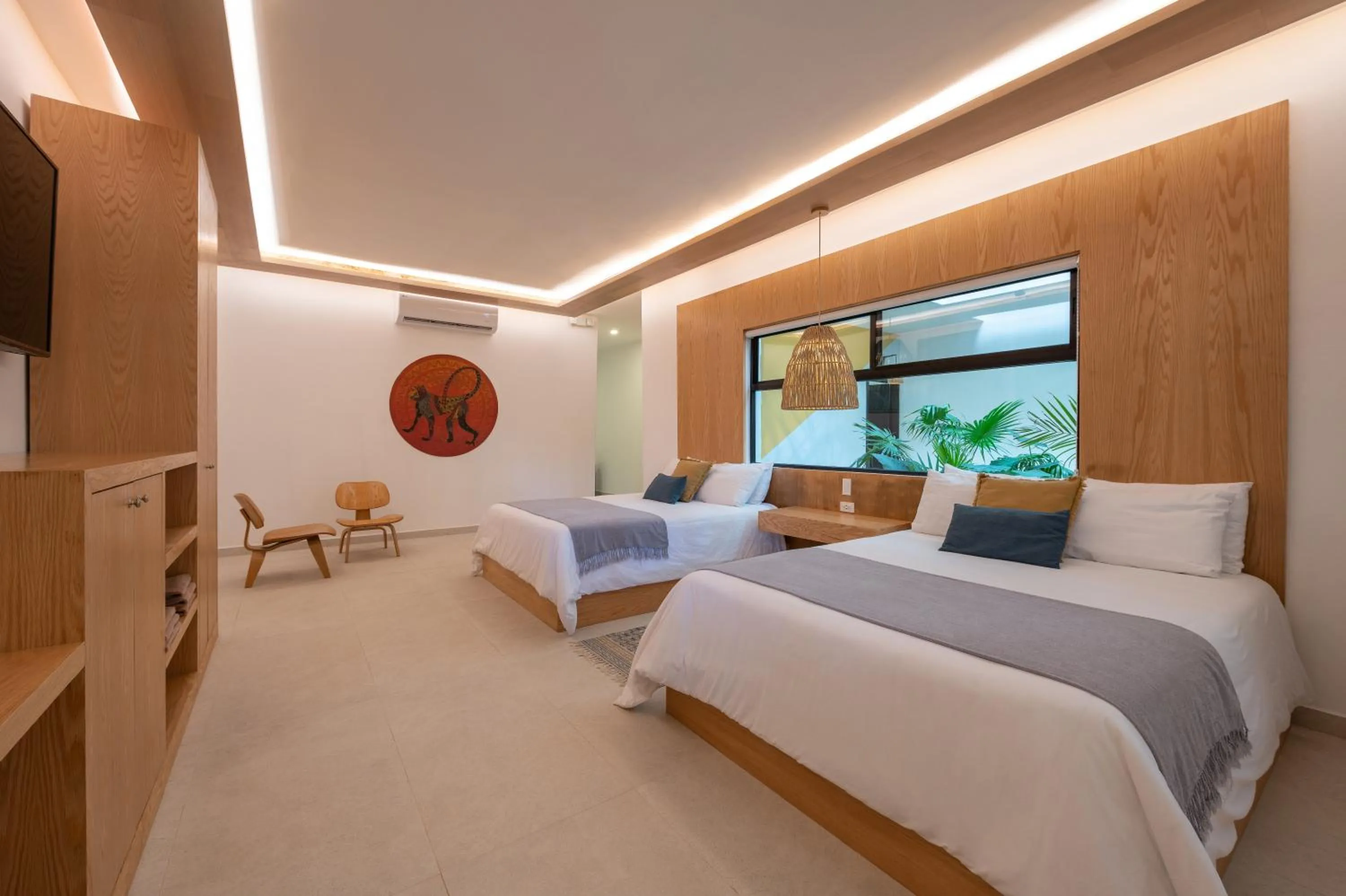 Photo of the whole room, Bed in Mayan Monkey Tulum - Social Hotel