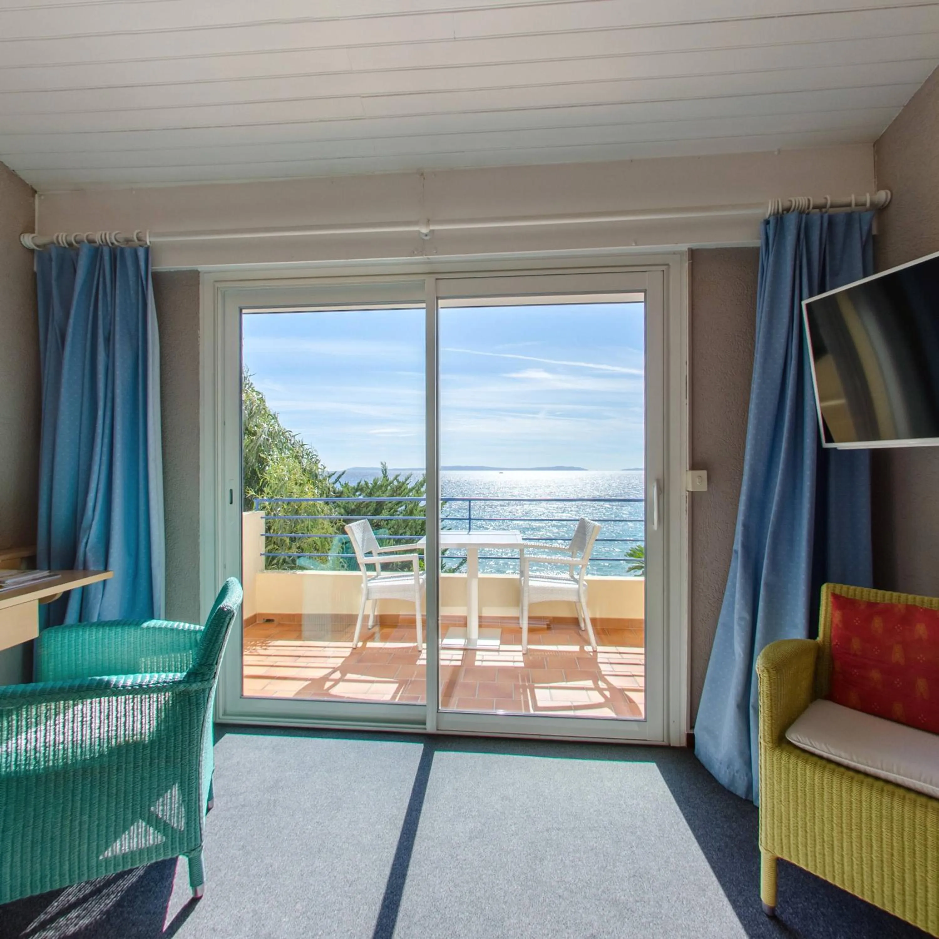 Balcony/Terrace in Grand Hotel Moriaz