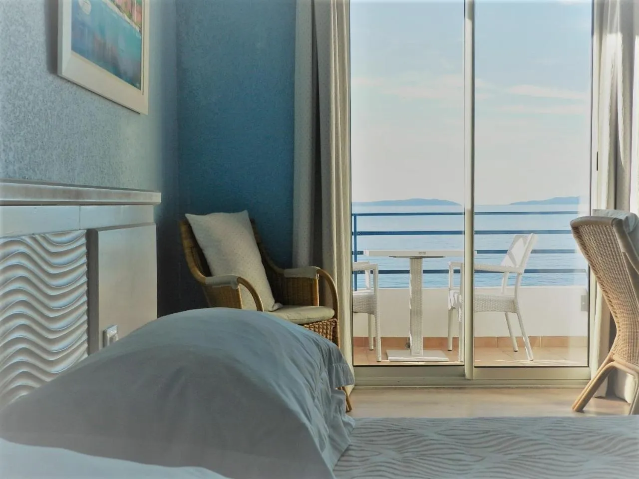 Sea view, Bed in Grand Hotel Moriaz