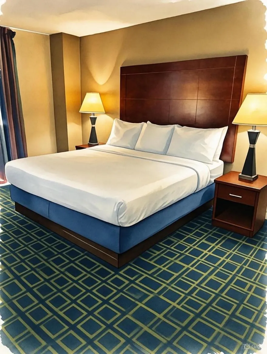 Bed in Barclay Hotel Atlanta Downtown