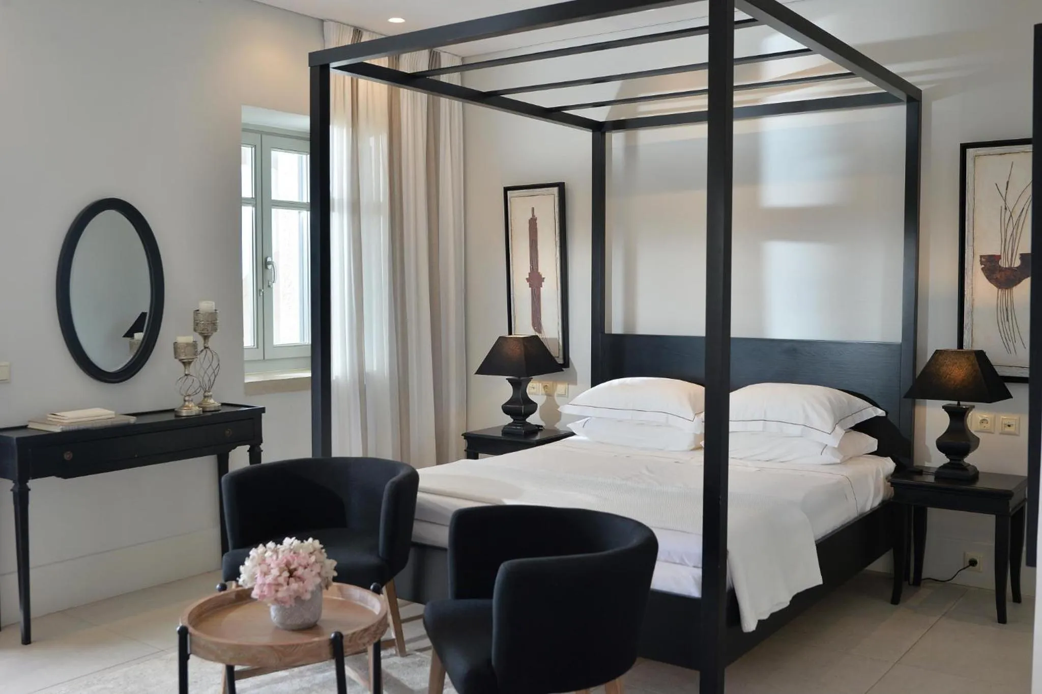 Bed in Akrolithi Boutique Hotel & Suites