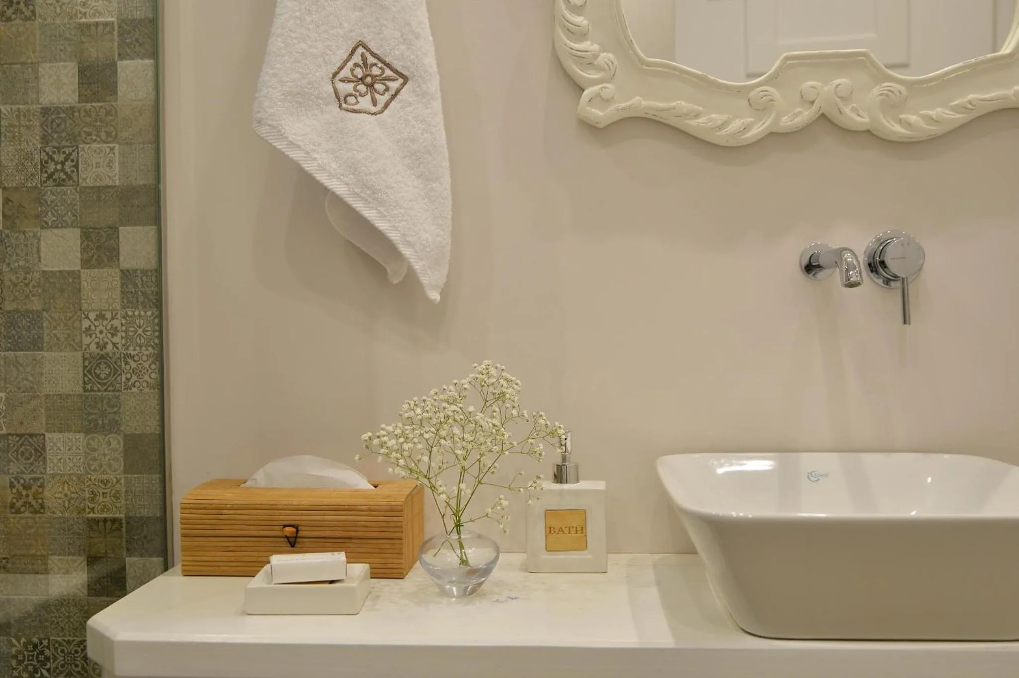 Bathroom in Akrolithi Boutique Hotel & Suites