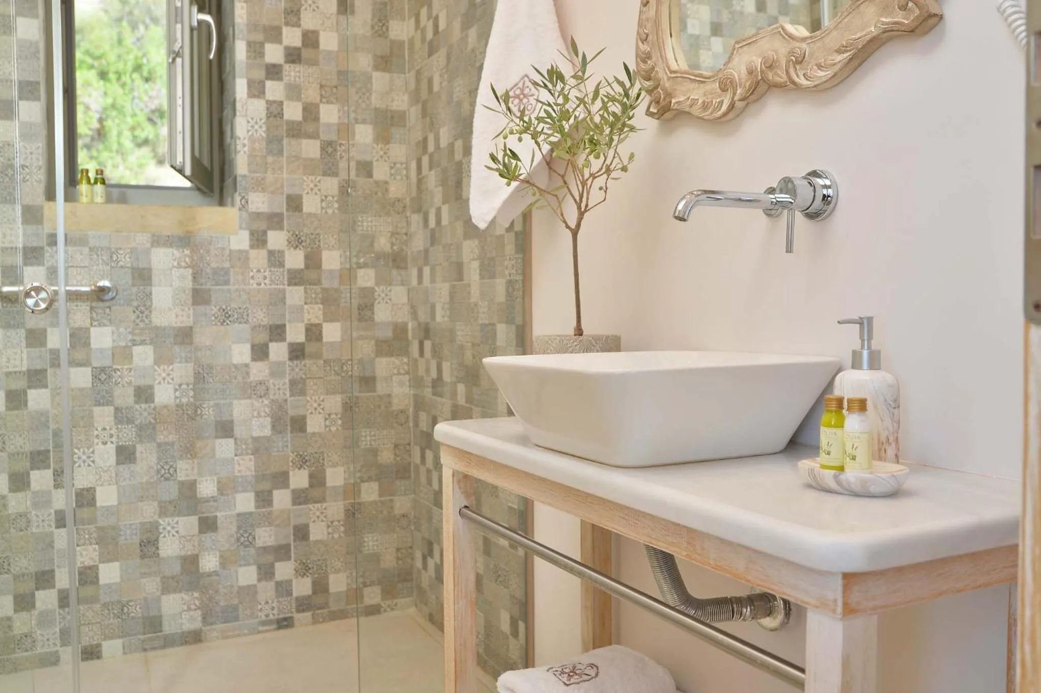 Bathroom in Akrolithi Boutique Hotel & Suites