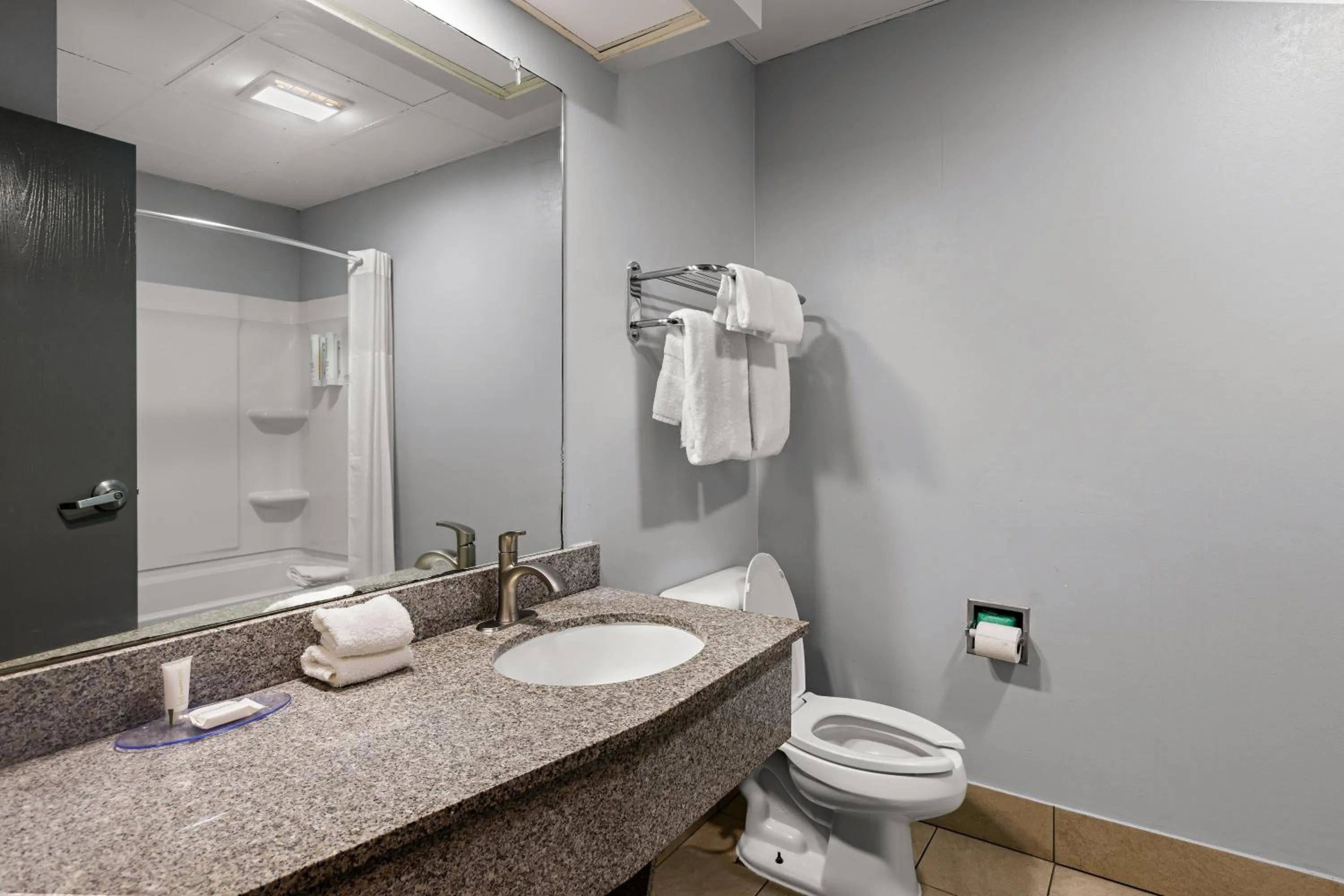 Toilet in Clarion Pointe Hinesville near Fort Stewart