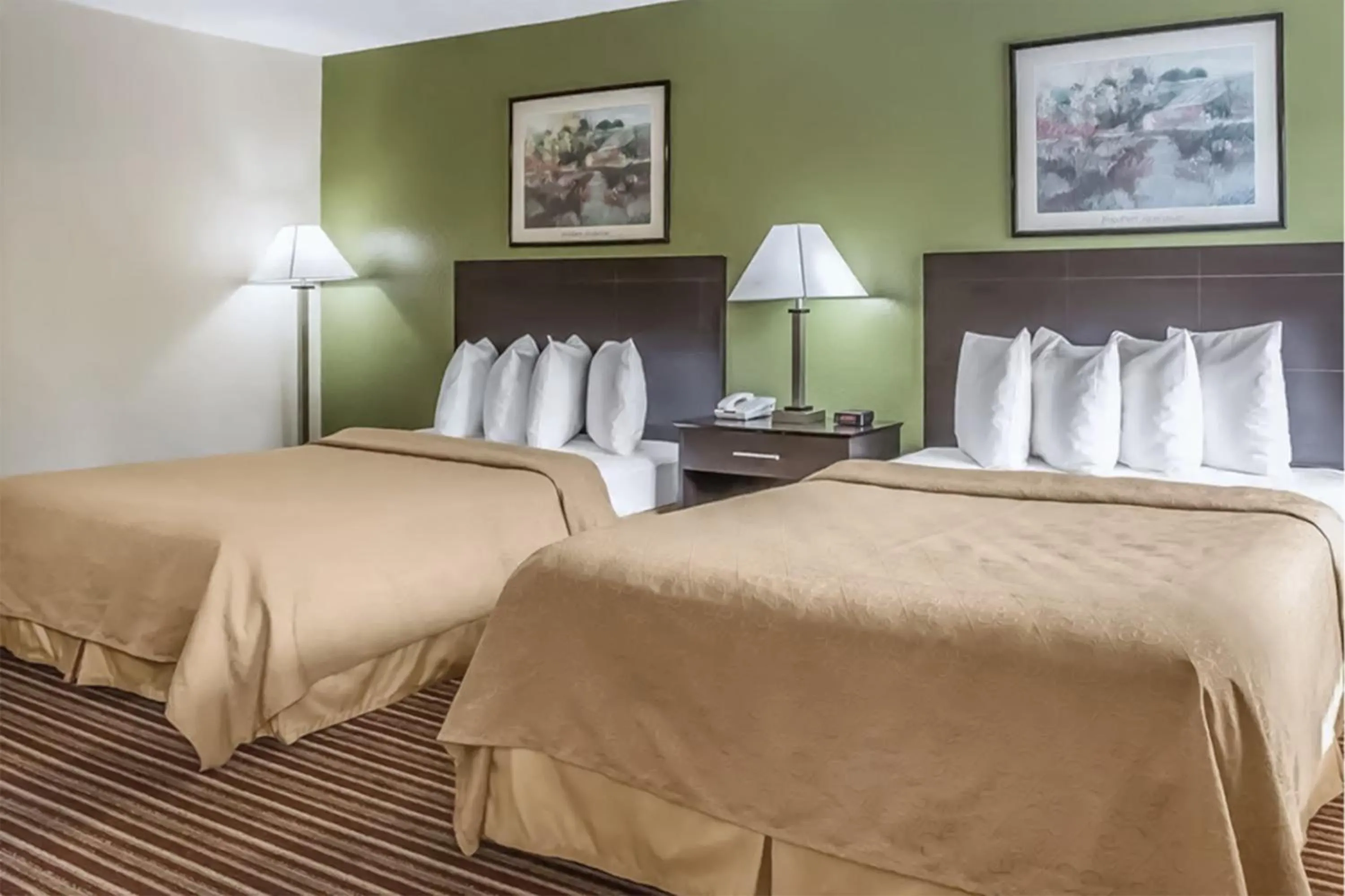 Bed in Suburban Studios