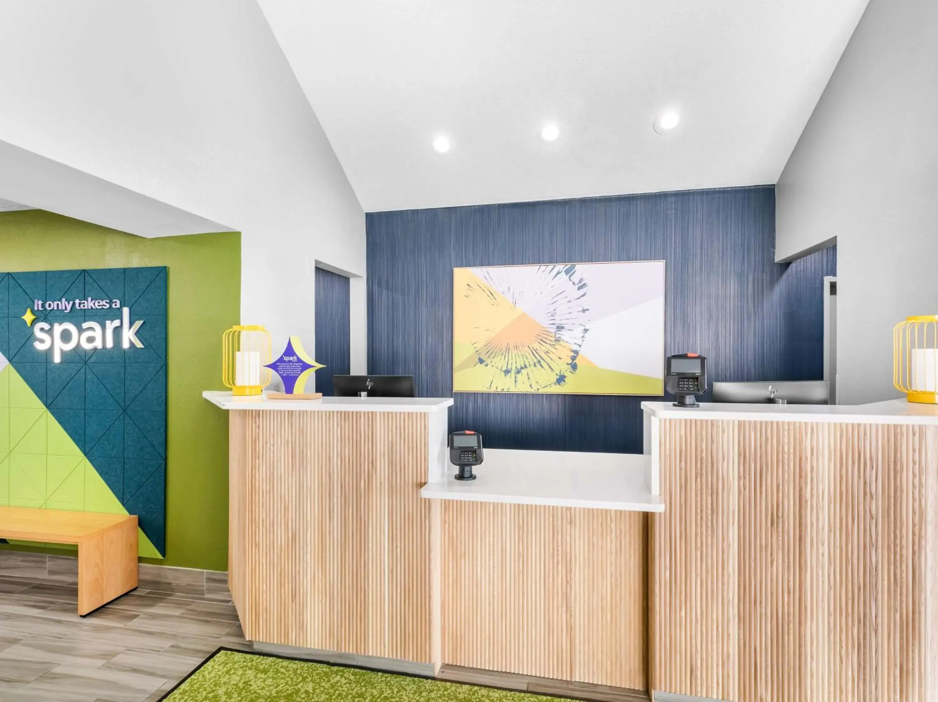 Lobby or reception in Spark by Hilton Augusta Lobby or reception in Spark by Hilton Augusta