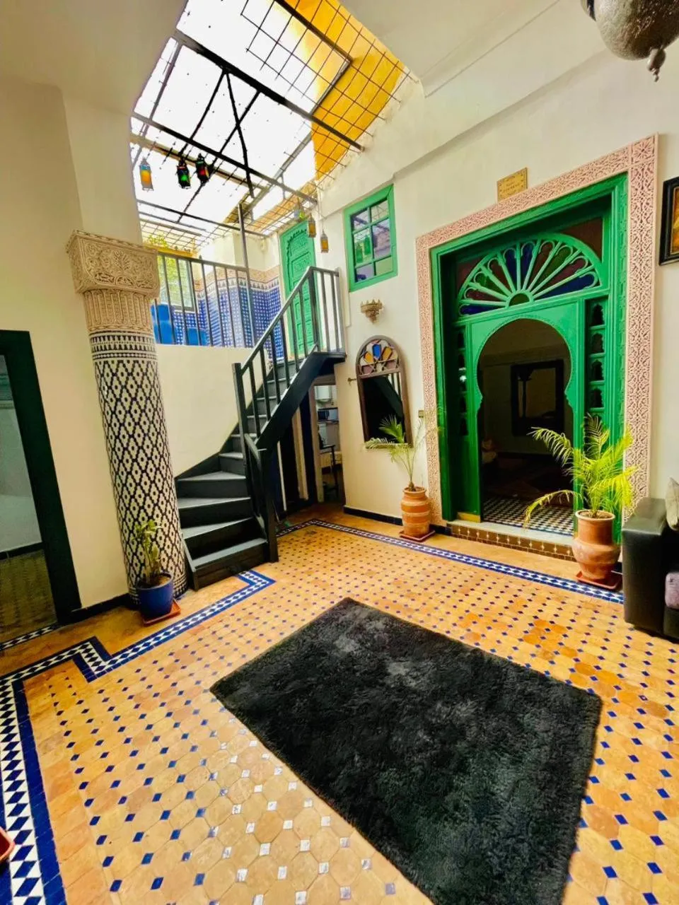 Triple Room with Bathroom in Dar Jardin Majorelle Fez