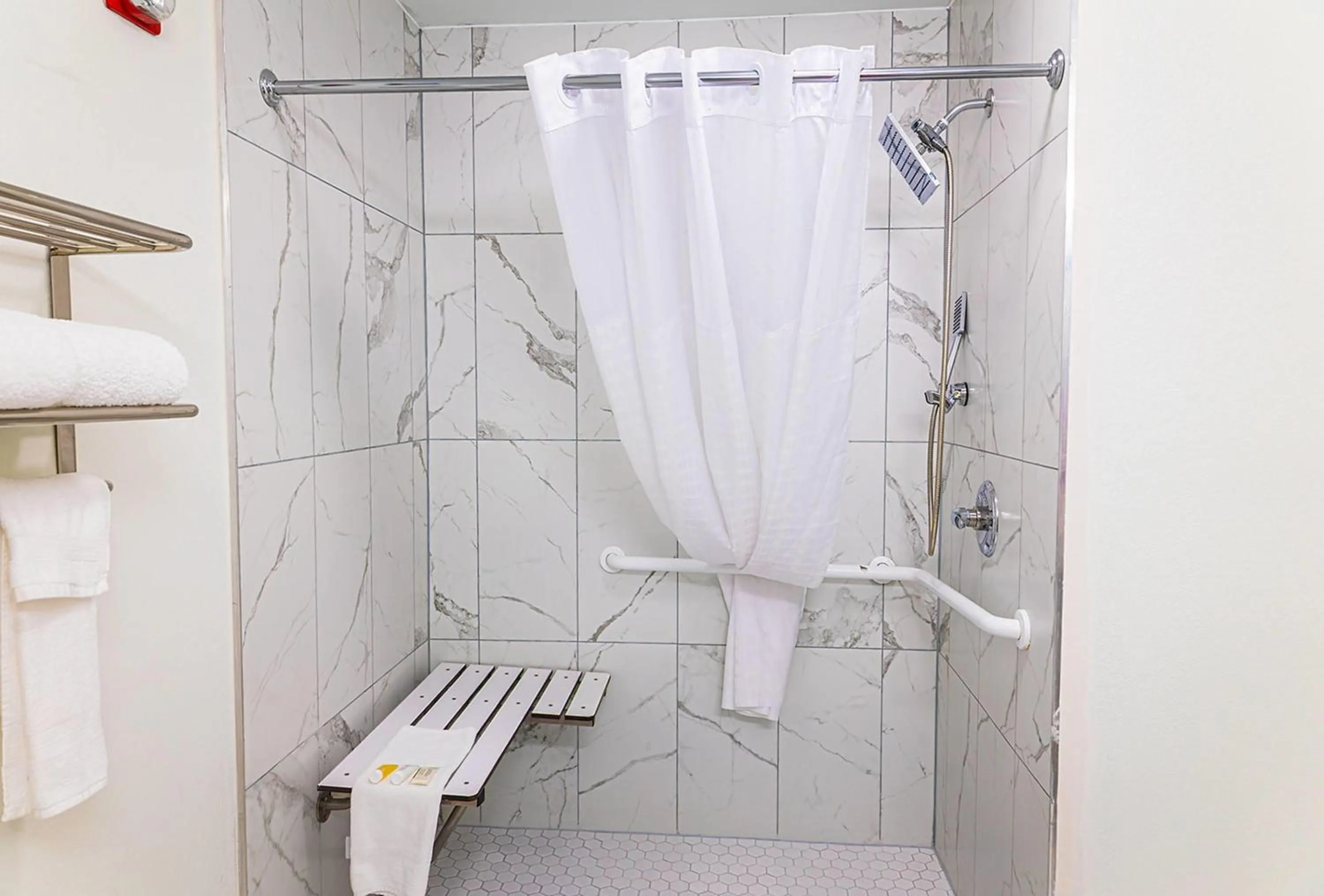 Shower in Baymont by Wyndham Port Wentworth