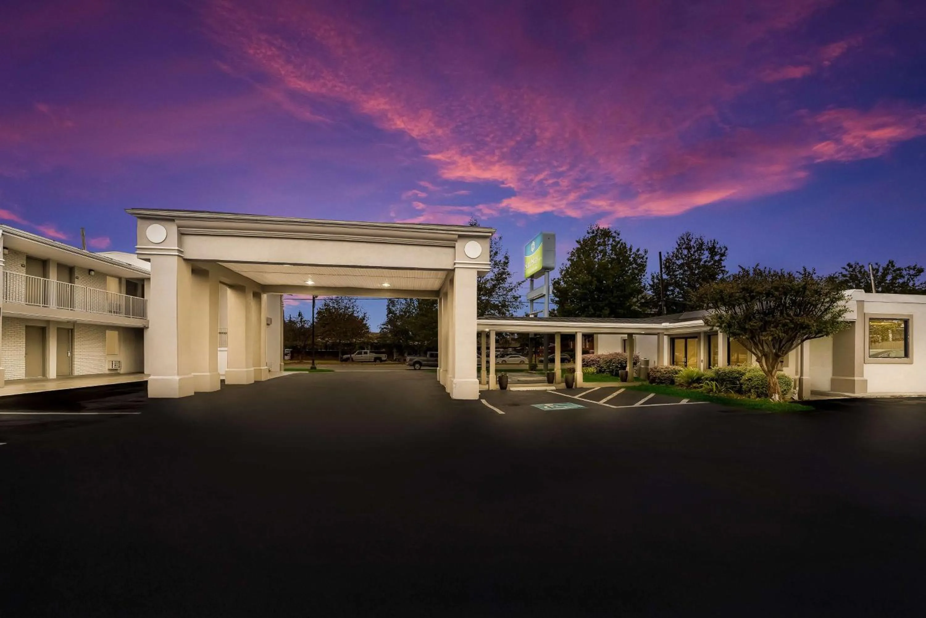 Property building in SureStay Hotel by Best Western Columbus Downtown