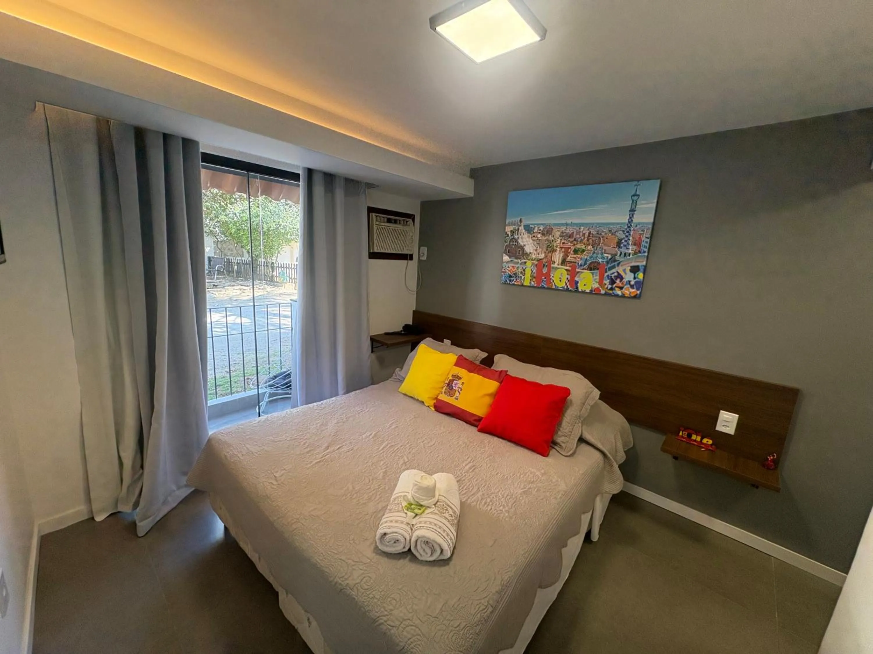 Bed in Hotel Halloween Inn Penedo
