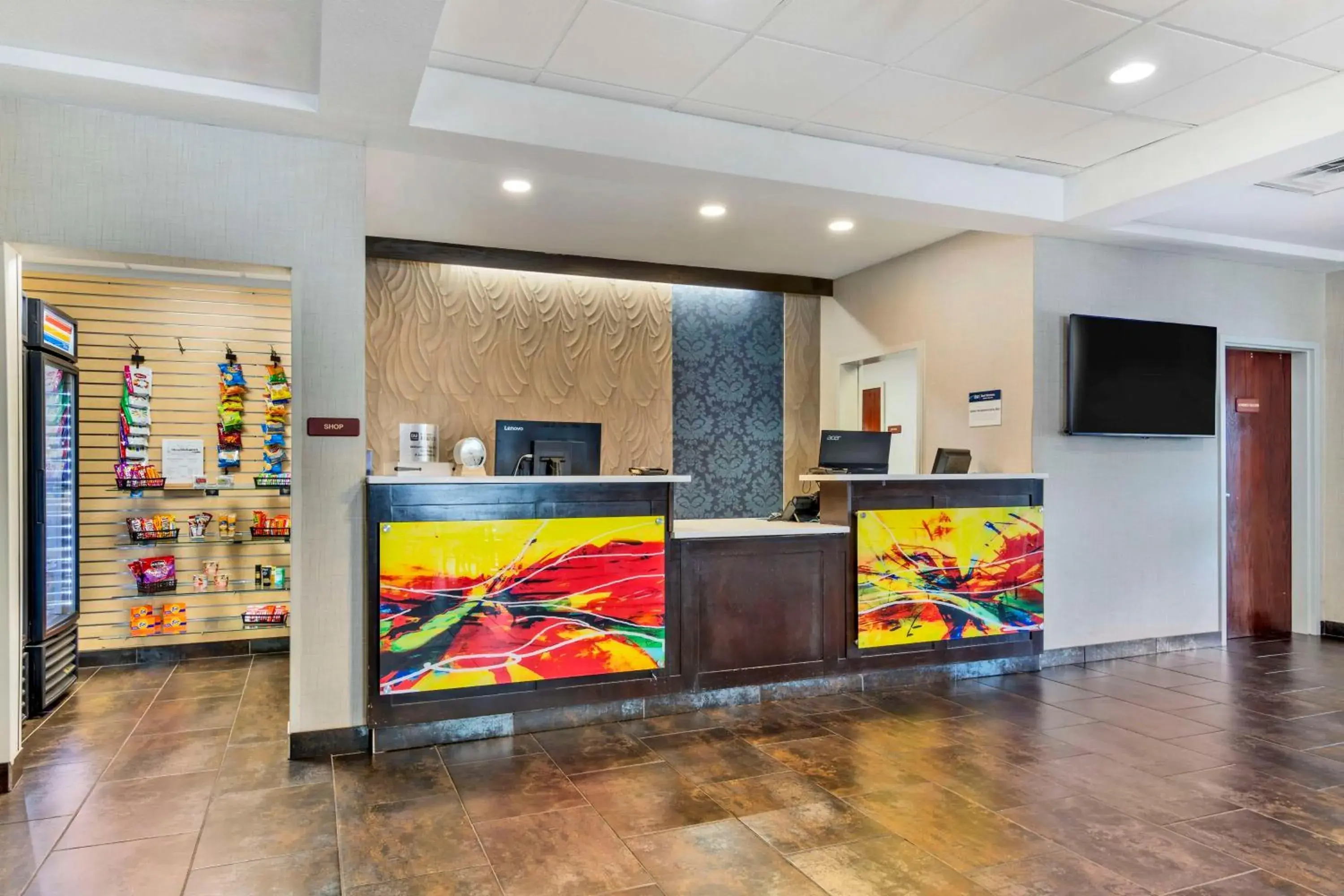 Lobby or reception in Best Western Plus Fairburn Atlanta Southwest Lobby or reception in Best Western Plus Fairburn Atlanta Southwest