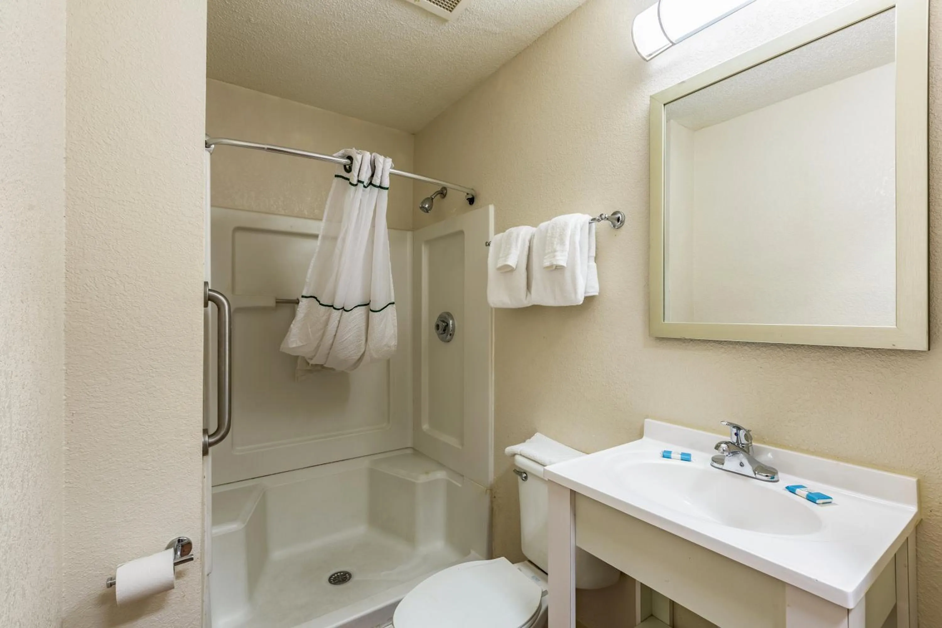 Bathroom in HomeTowne Studios by Red Roof Atlanta - Chamblee