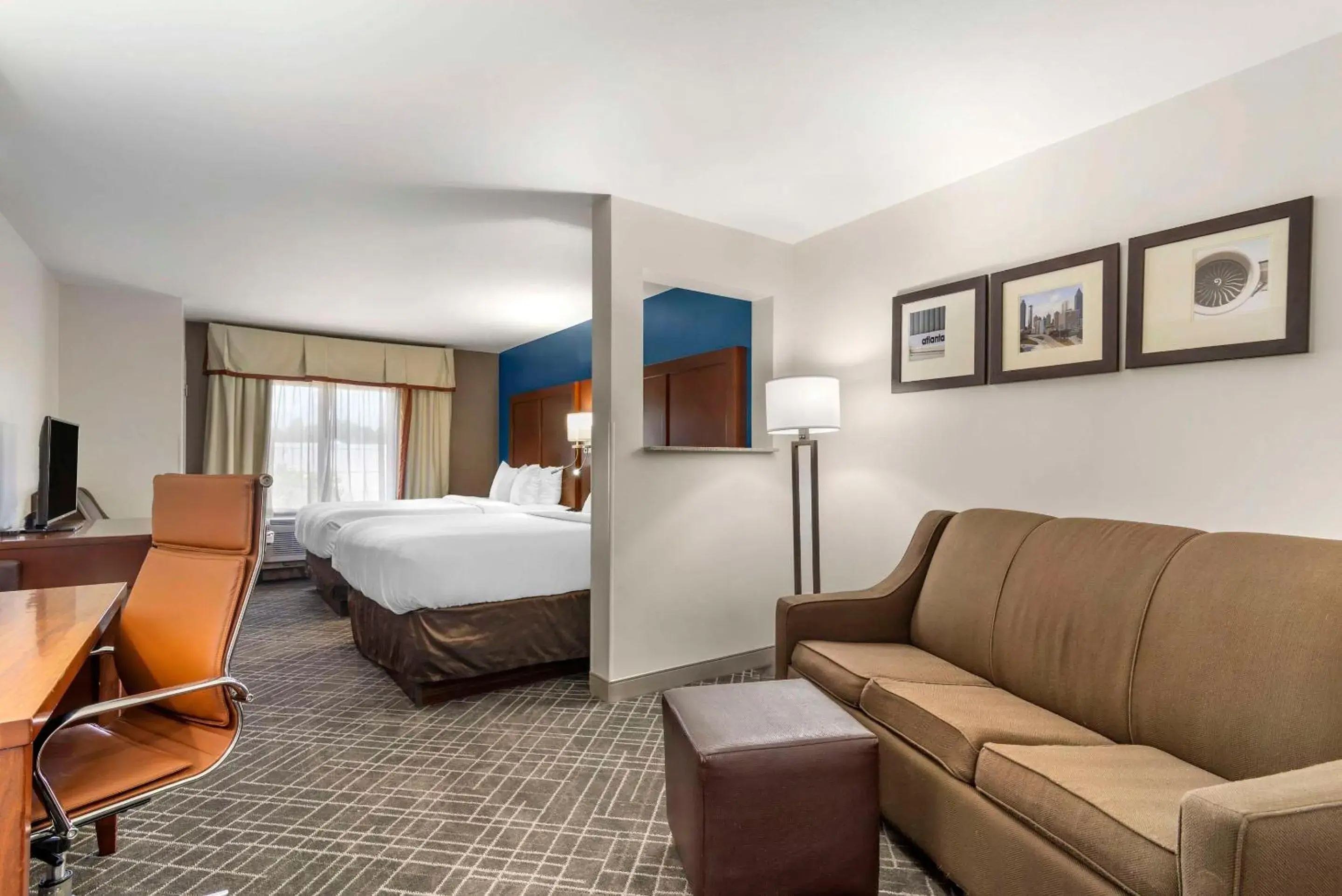 Queen Suite with Two Queen Beds - Non-Smoking in Comfort Suites Atlanta Airport Queen Suite with Two Queen Beds - Non-Smoking in Comfort Suites Atlanta Airport